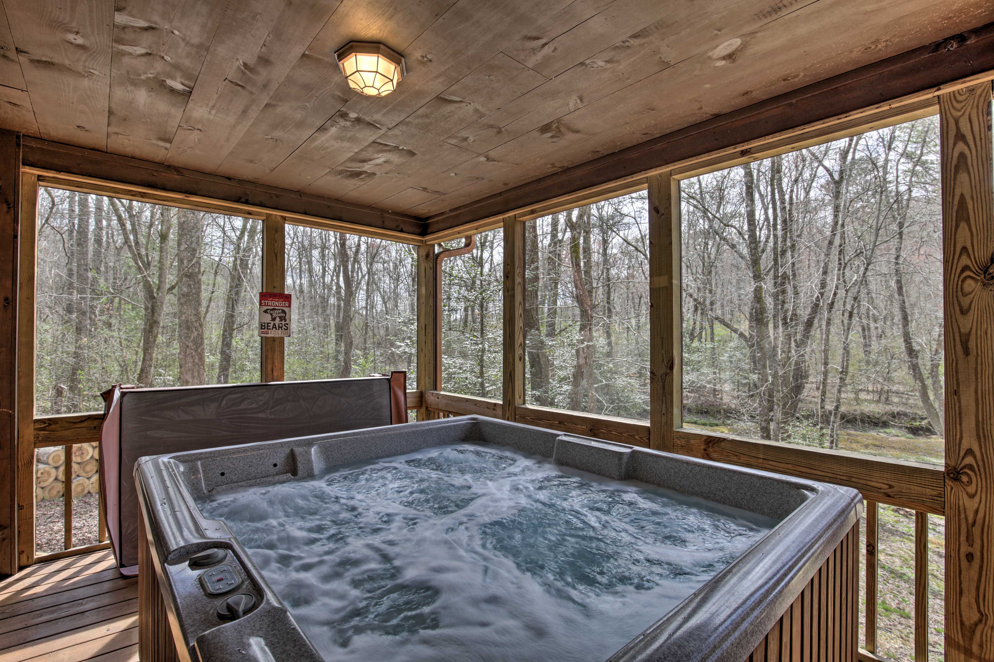 Property Image 2 - Picturesque Mountain Cabin w/ Hot Tub + Fire Pit!