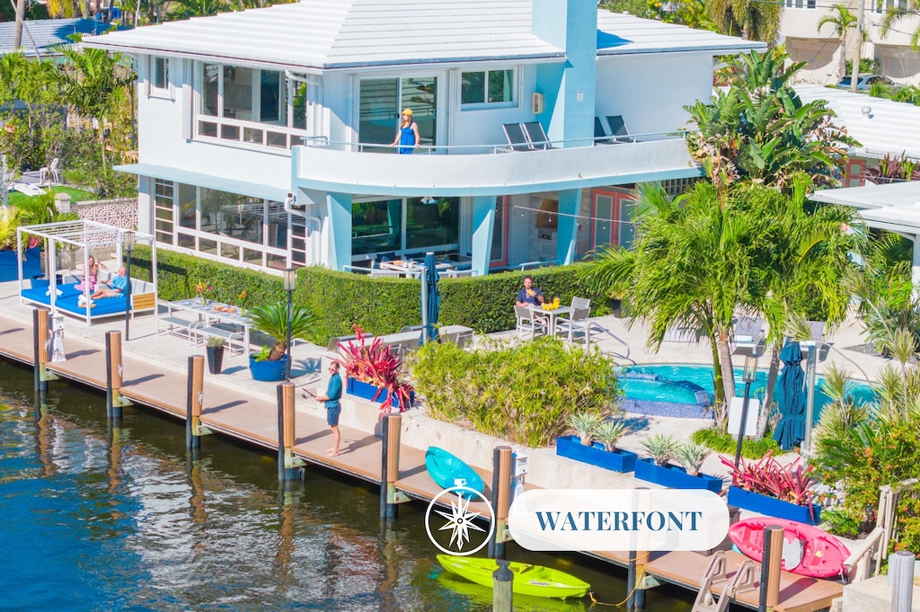 This secluded retreat consists of 6 bedrooms in 4 suites, many lounge spaces, heated pool, grilling area.