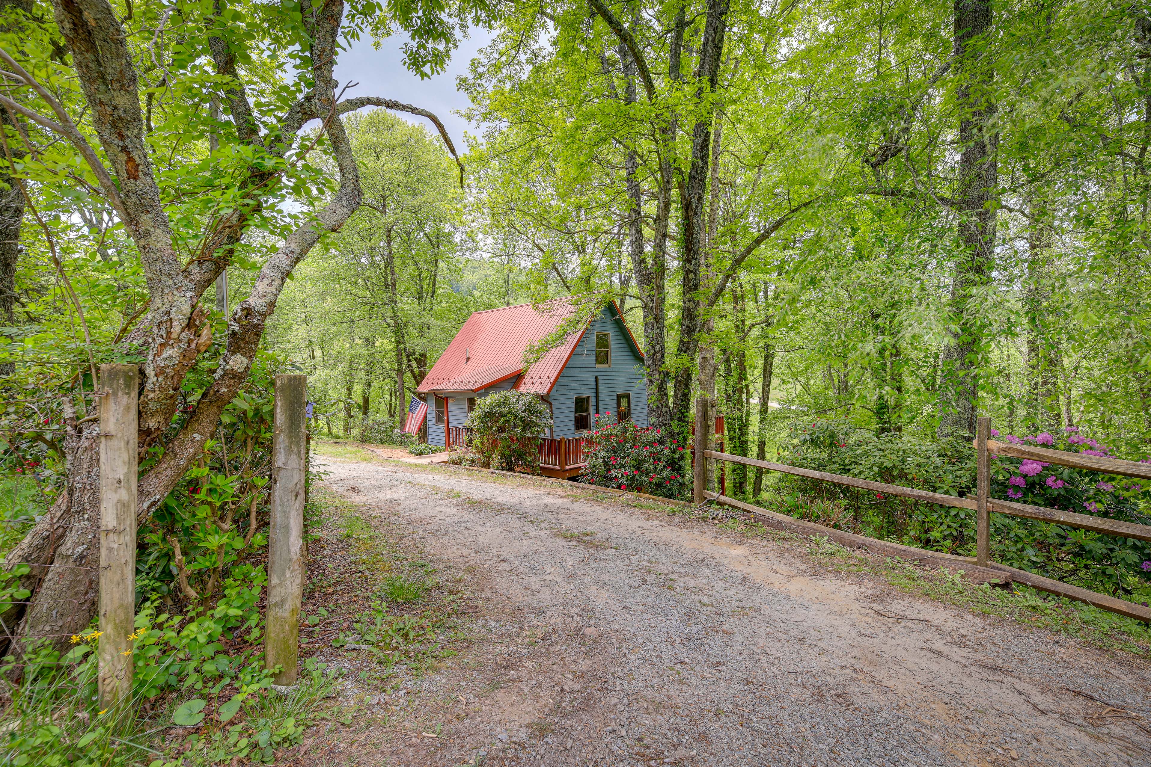 Property Image 2 - Cozy Blue Ridge Cabin Rental w/ On-Site Stream!