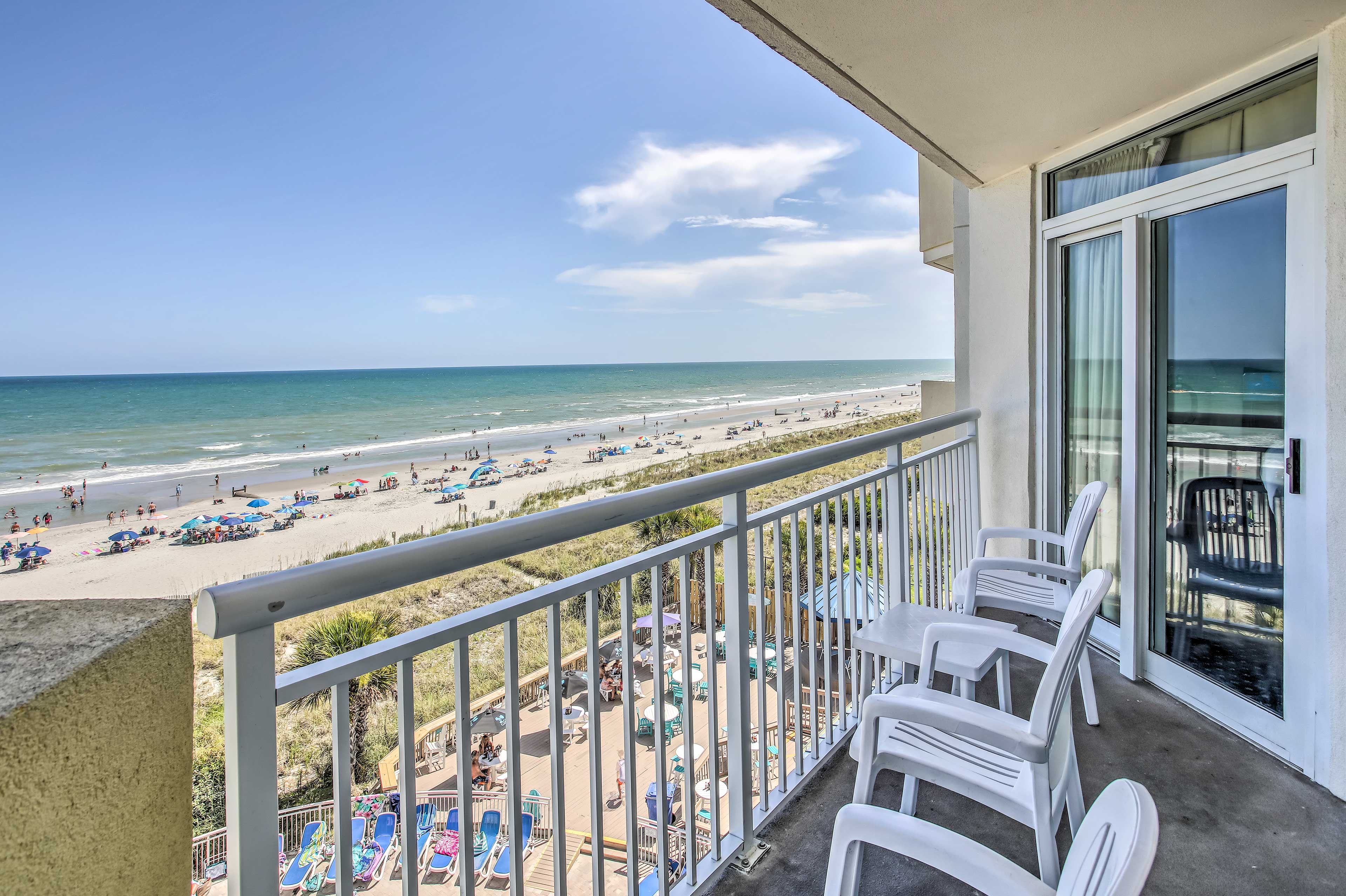 High Rise Condos With Ocean View And Oceanfront Balcony Reference: Bay Watch Condo W Oceanfront Balcony Beach View