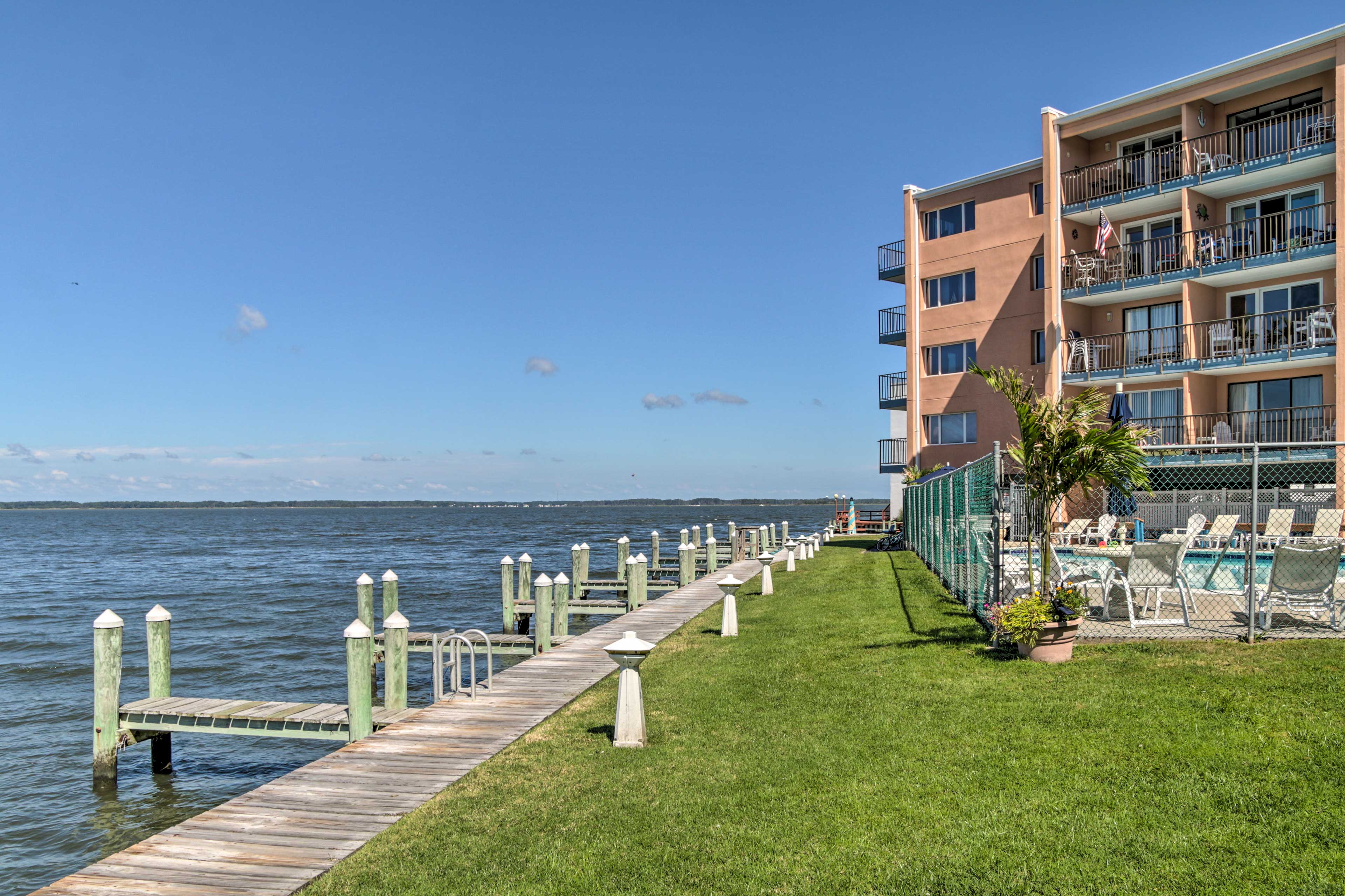 Property Image 1 - Bay-View Condo w/ Nautical Charm in Ocean City!