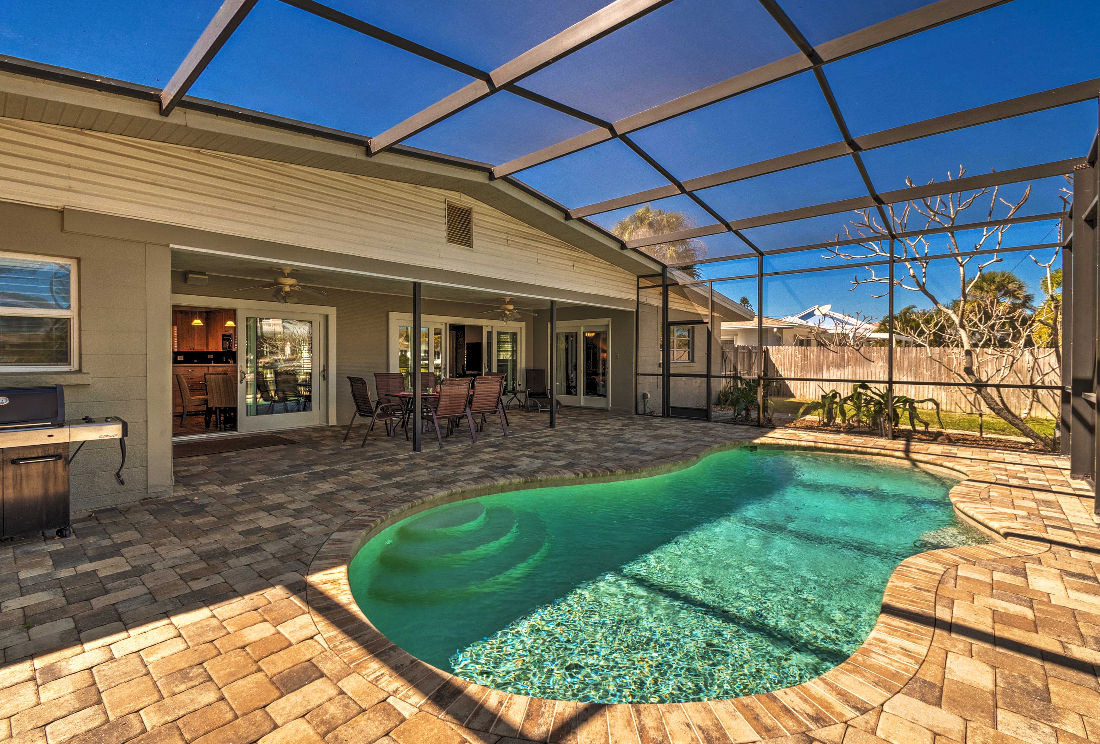 Property Image 1 - Canal-Front Siesta Key Home: Heated Pool & Privacy