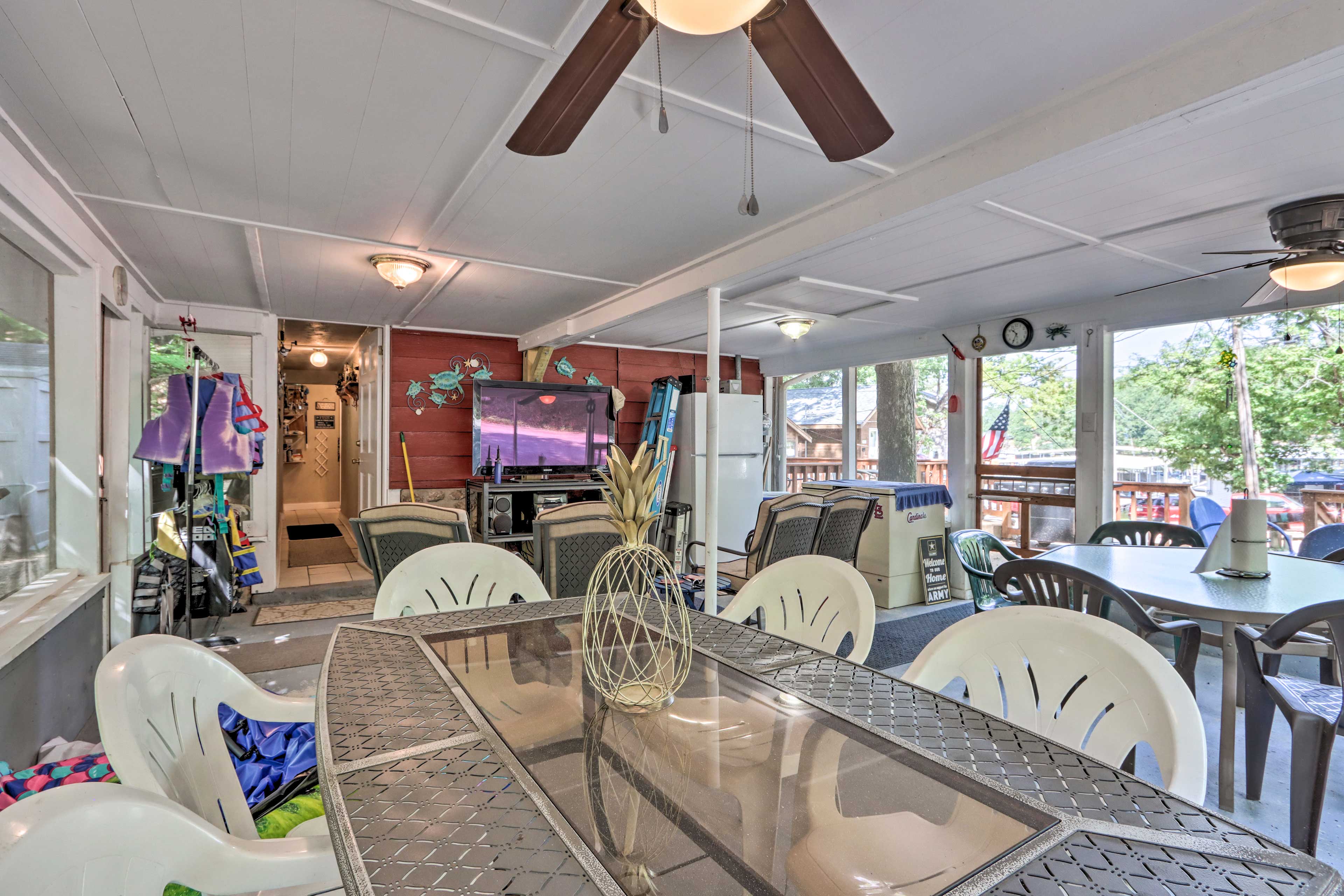 Osage Beach Escape w/ Fire Pit Walk to Waterfront Home Rental in