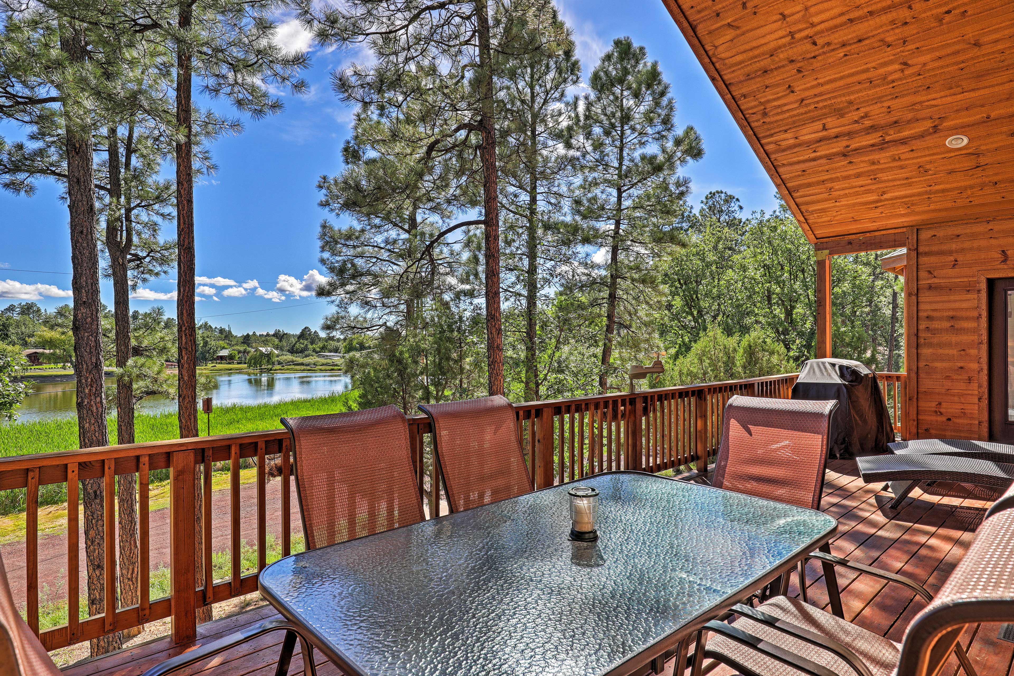 Property Image 1 - Serene Lakeside Cabin w/ Decks + Edler Lake Views!