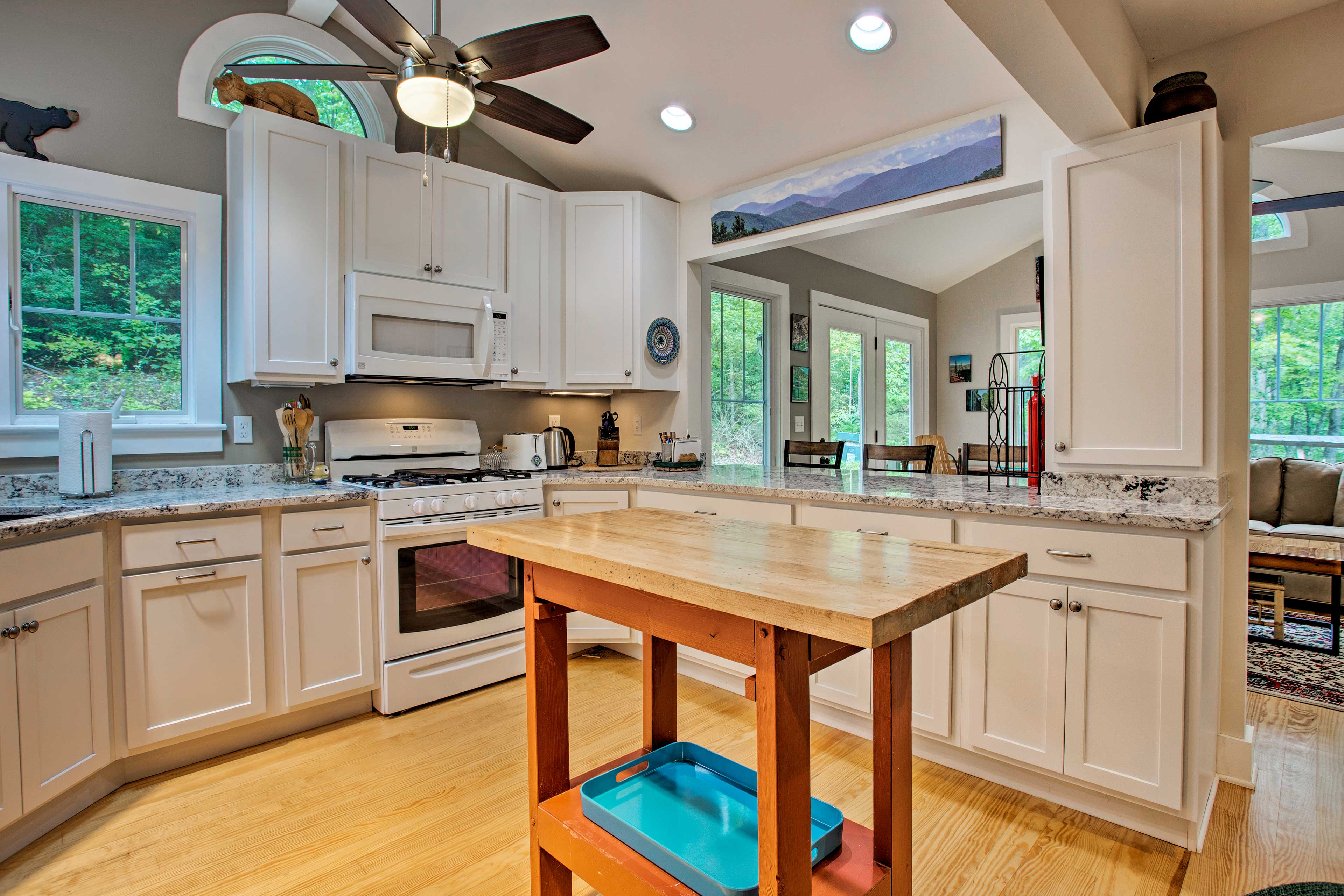 Property Image 2 - Asheville-Area Cabin w/ Fire Pit  & Forest Views