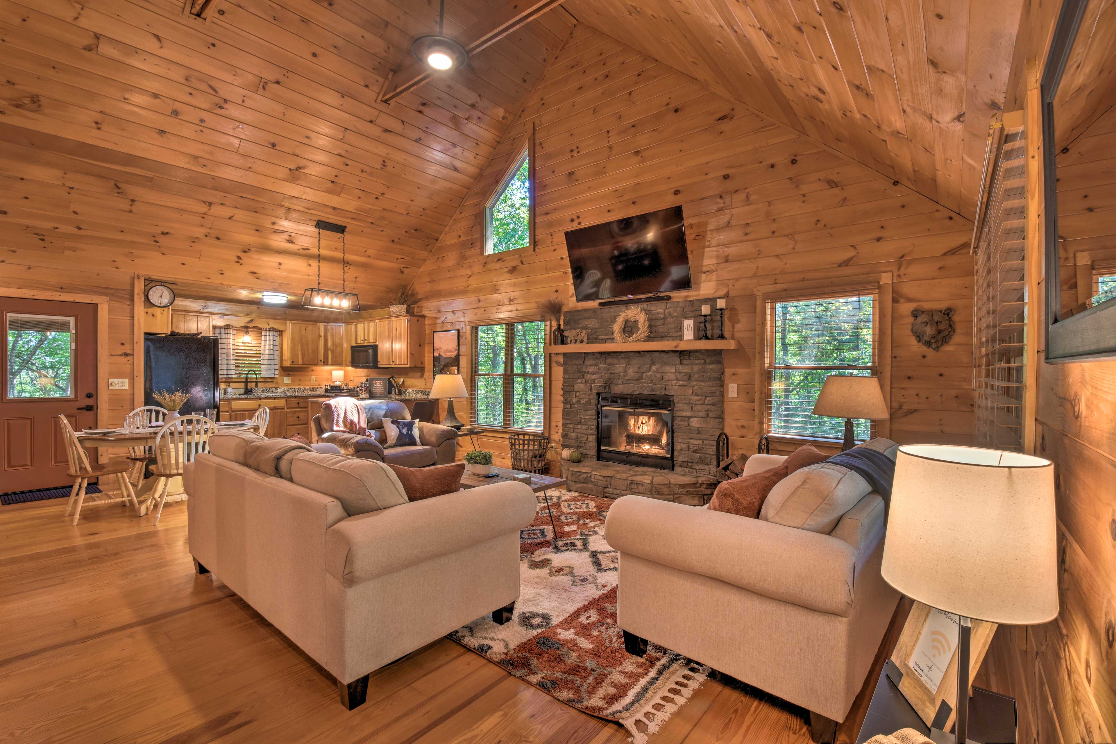 Property Image 1 - Blue Ridge Cabin: Hot Tub, Fire Pit & Grill!