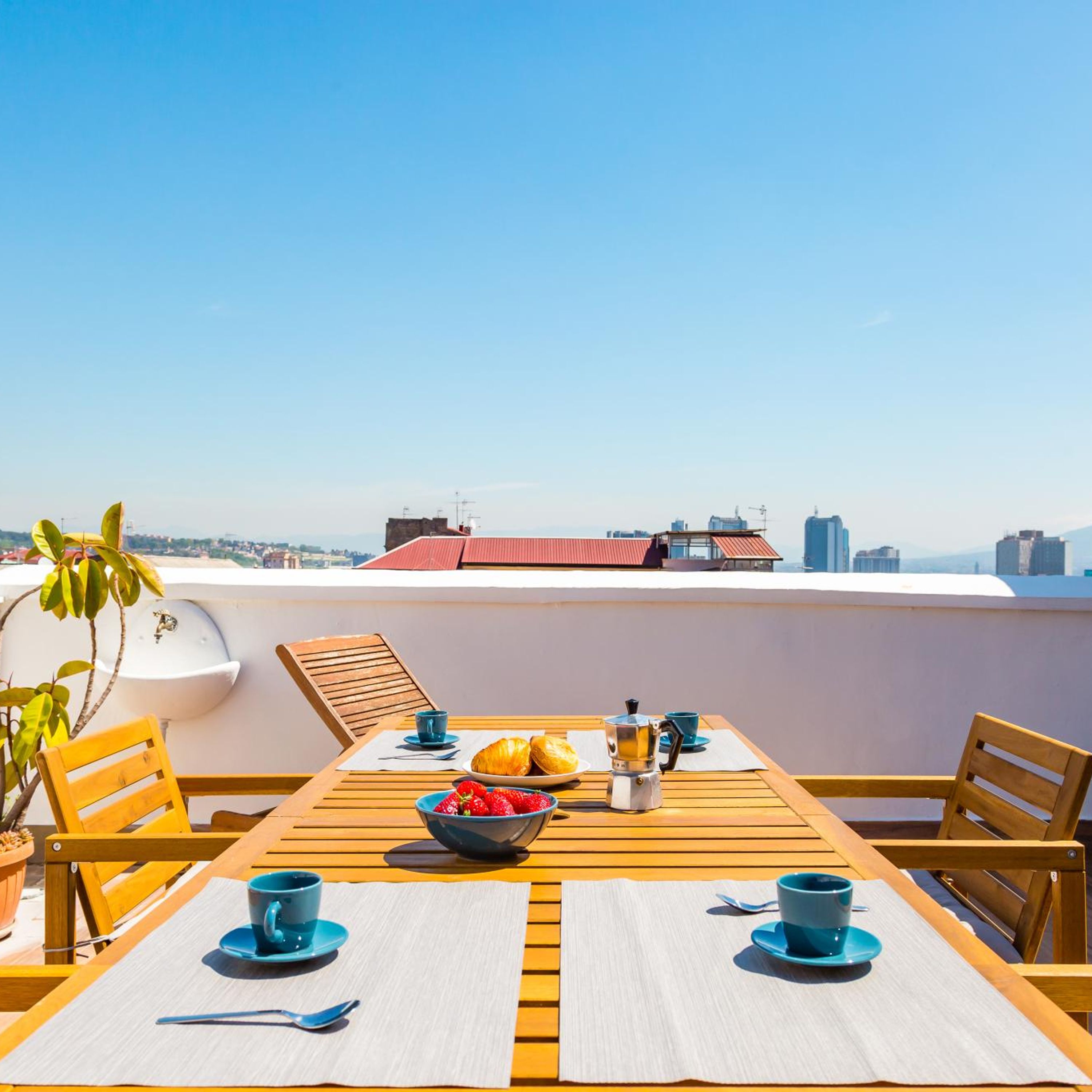 Viewsuvio Terrace at historical center