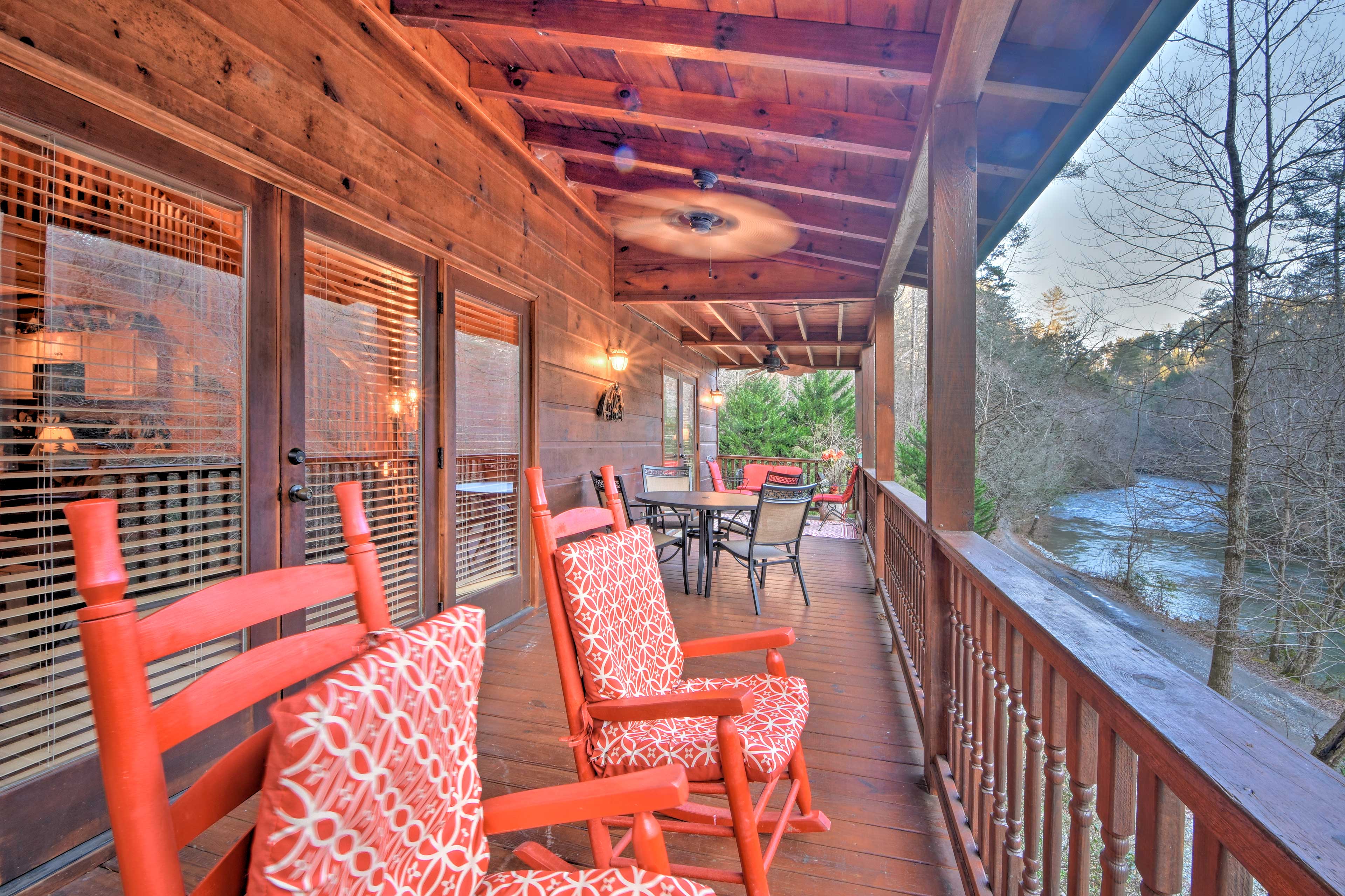 Property Image 2 - Riverside Ellijay Cabin w/ Hot Tub & Game Room