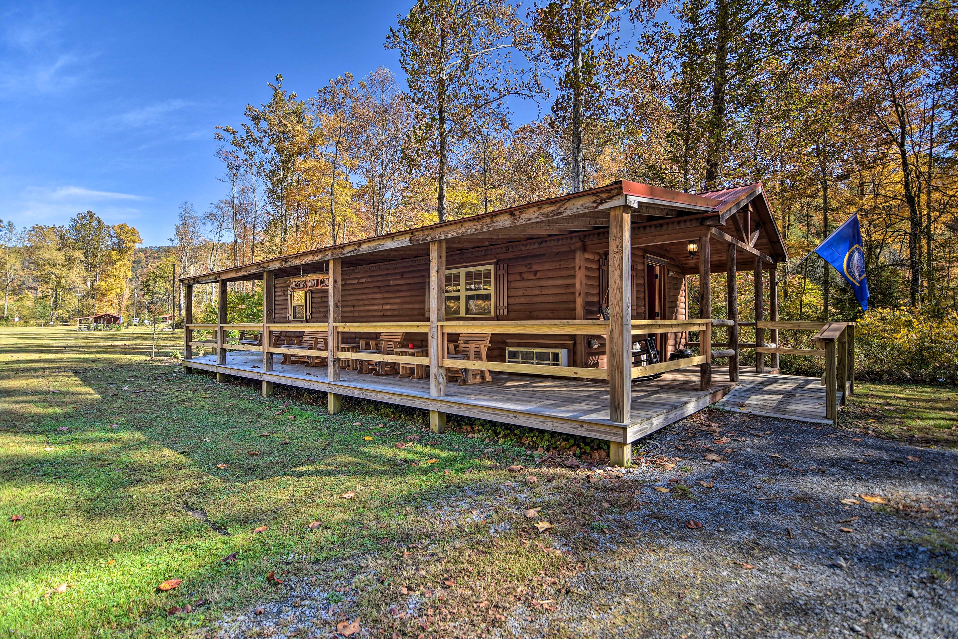 Property Image 2 - Cozy ‘Anchors Away’ Cabin Hideaway w/ Fire Pit!