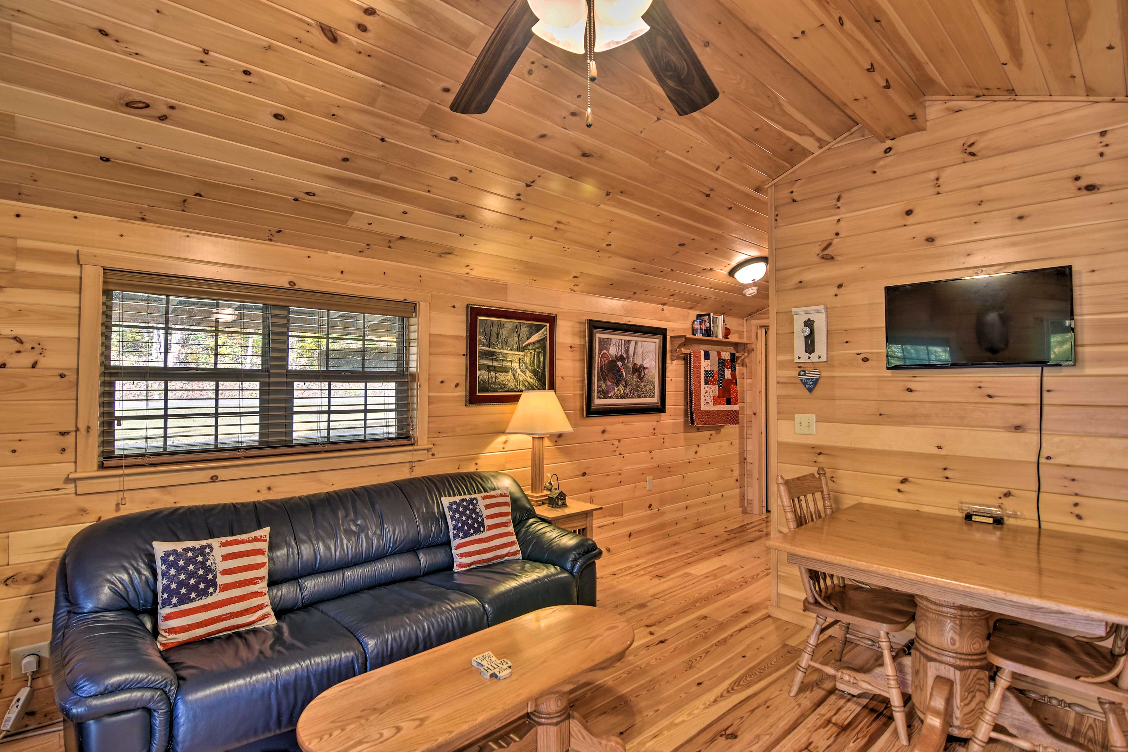 Property Image 1 - Cozy ‘Anchors Away’ Cabin Hideaway w/ Fire Pit!