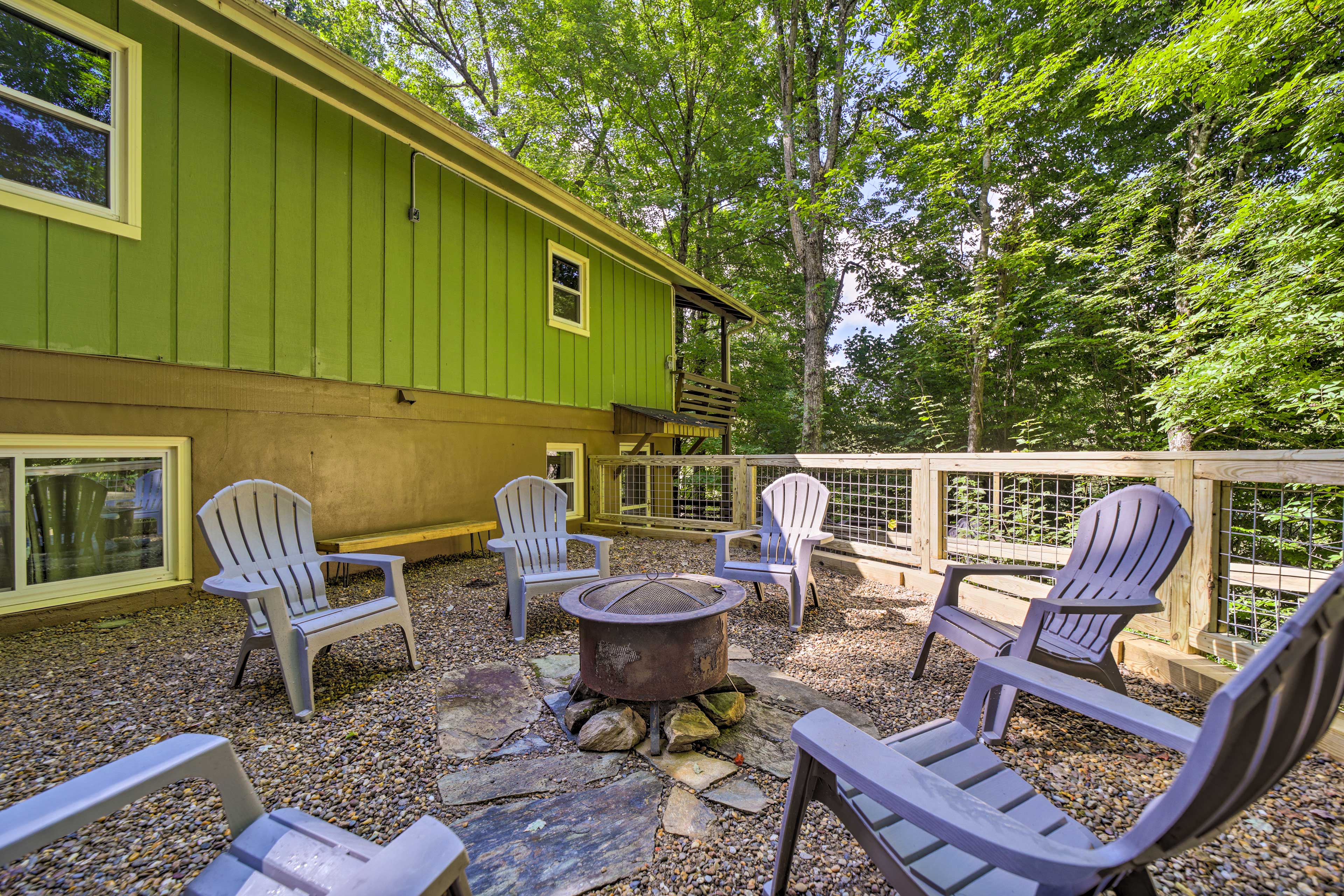 Property Image 1 - Charming Maggie Valley Getaway w/ Fire Pit!