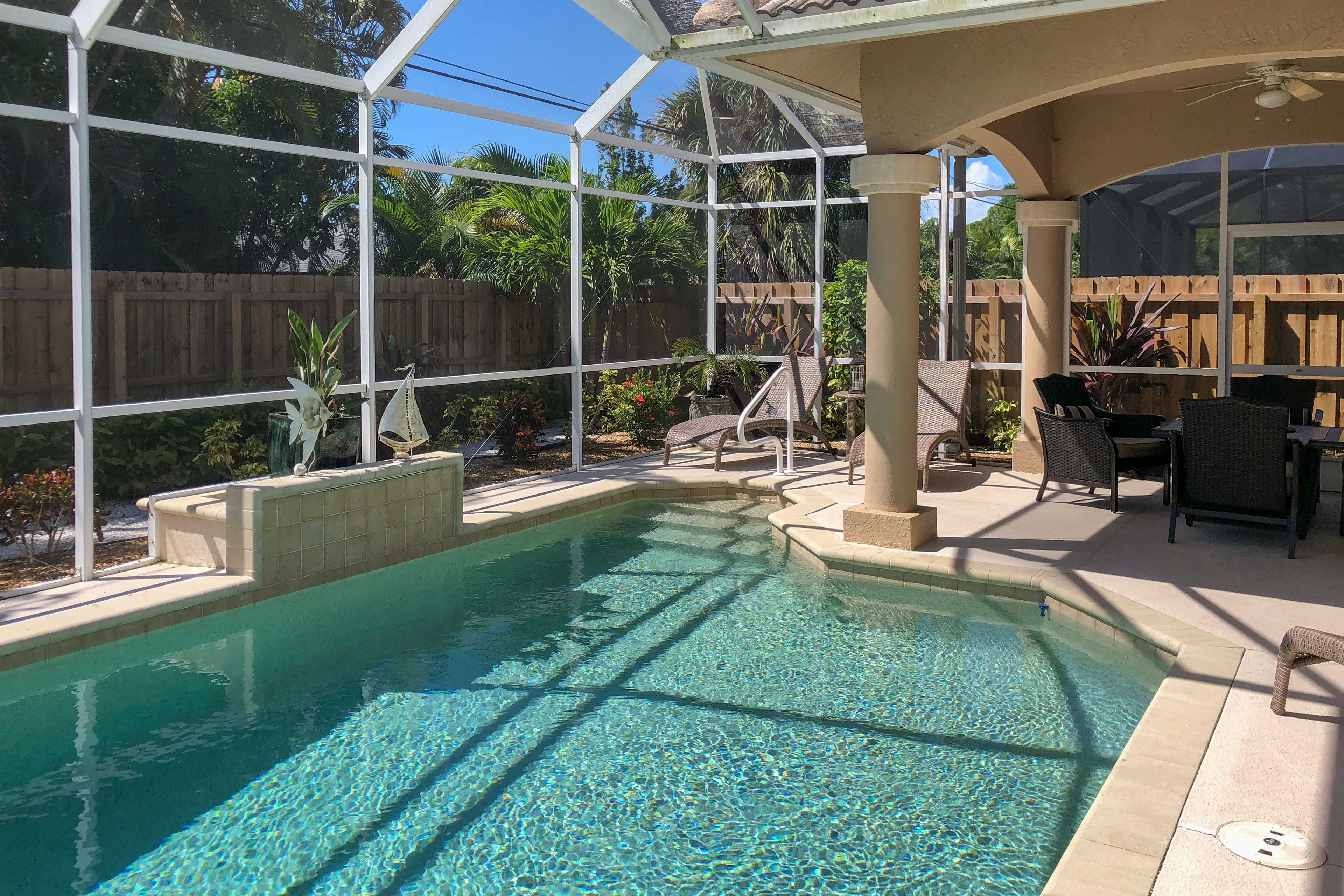 Property Image 2 - Superb Naples Home w/ Den & Private Saltwater Pool
