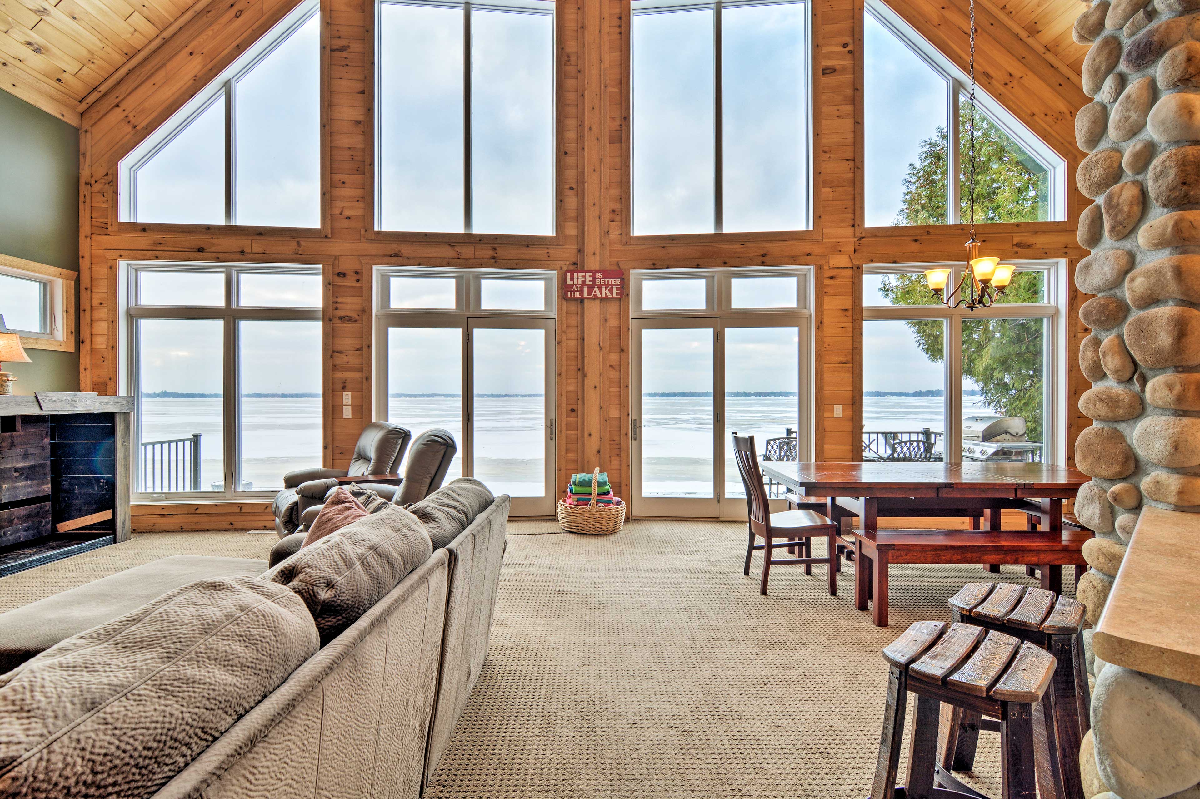 Property Image 2 - Family-Friendly Lake Mitchell Oasis: Hike & Ski!