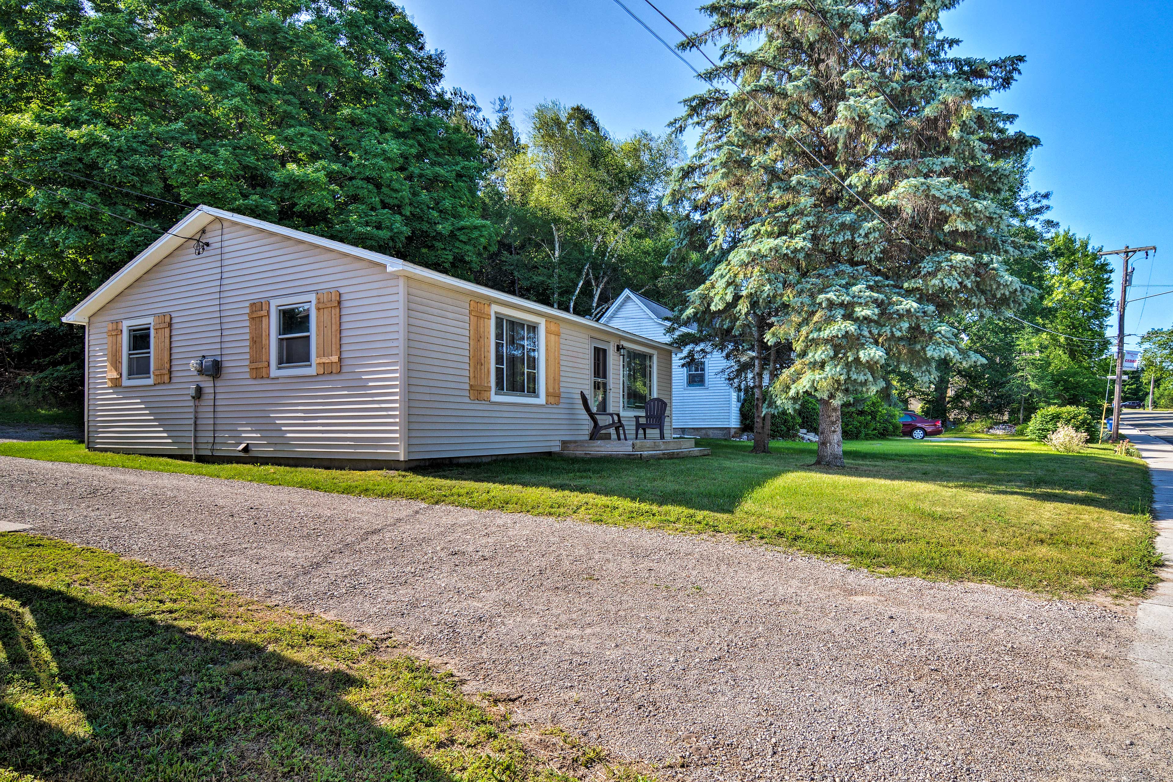 Property Image 1 - Cedar Home w/ Deck & Grill Near Lake Leelanau!