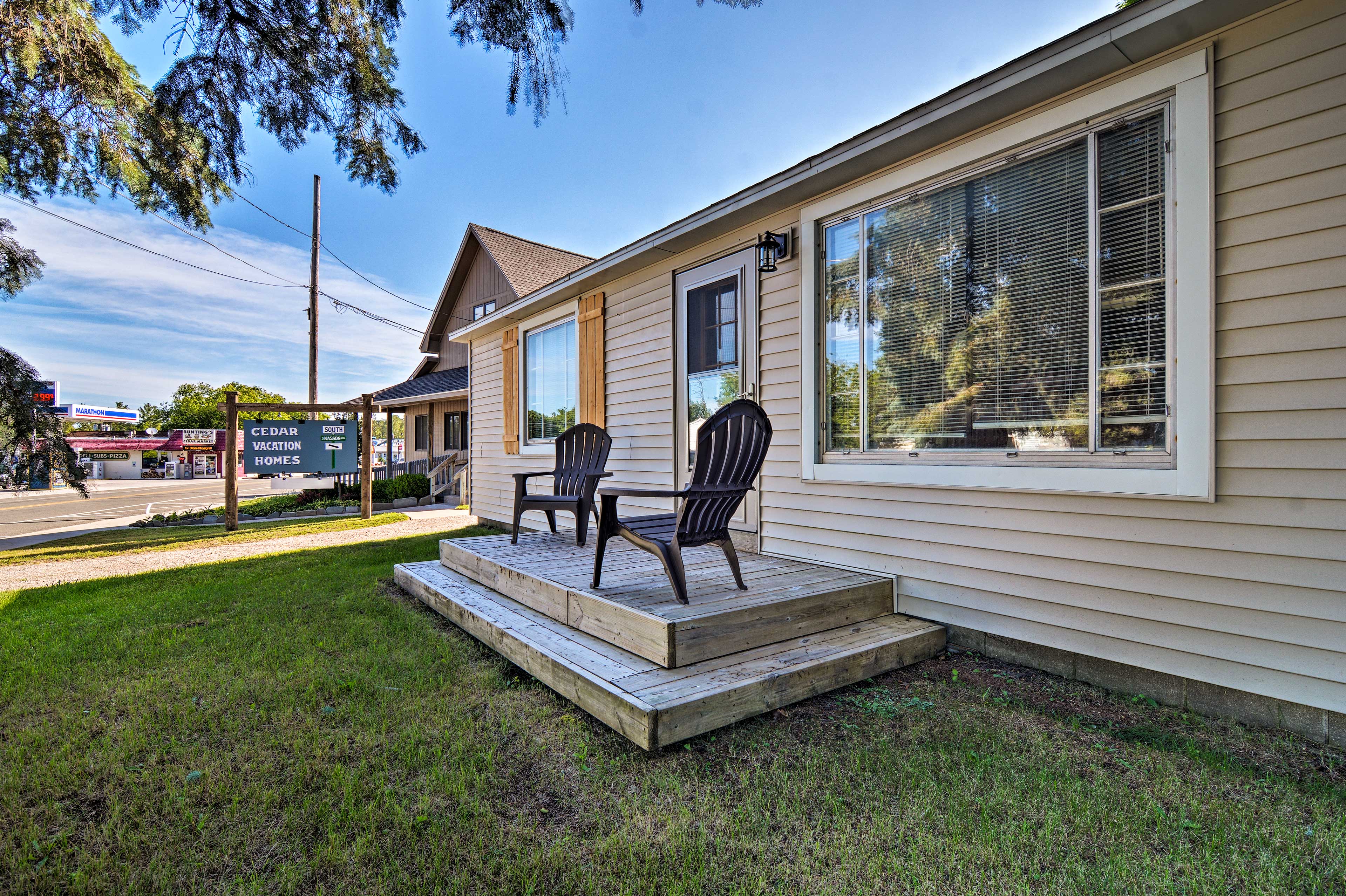 Property Image 2 - Cedar Home w/ Deck & Grill Near Lake Leelanau!