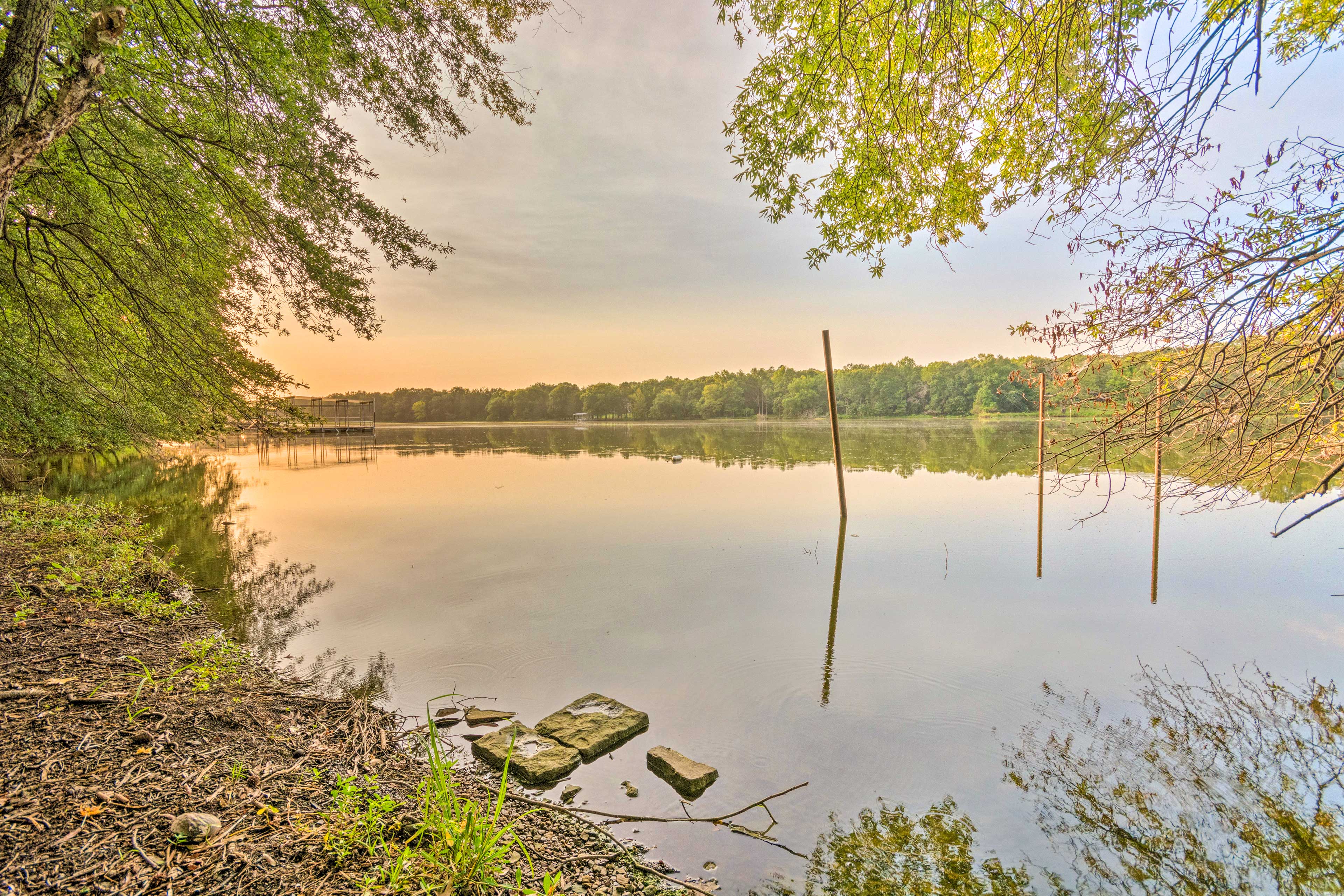 Property Image 2 - Lakefront Hideaway in Scranton: Spacious Deck