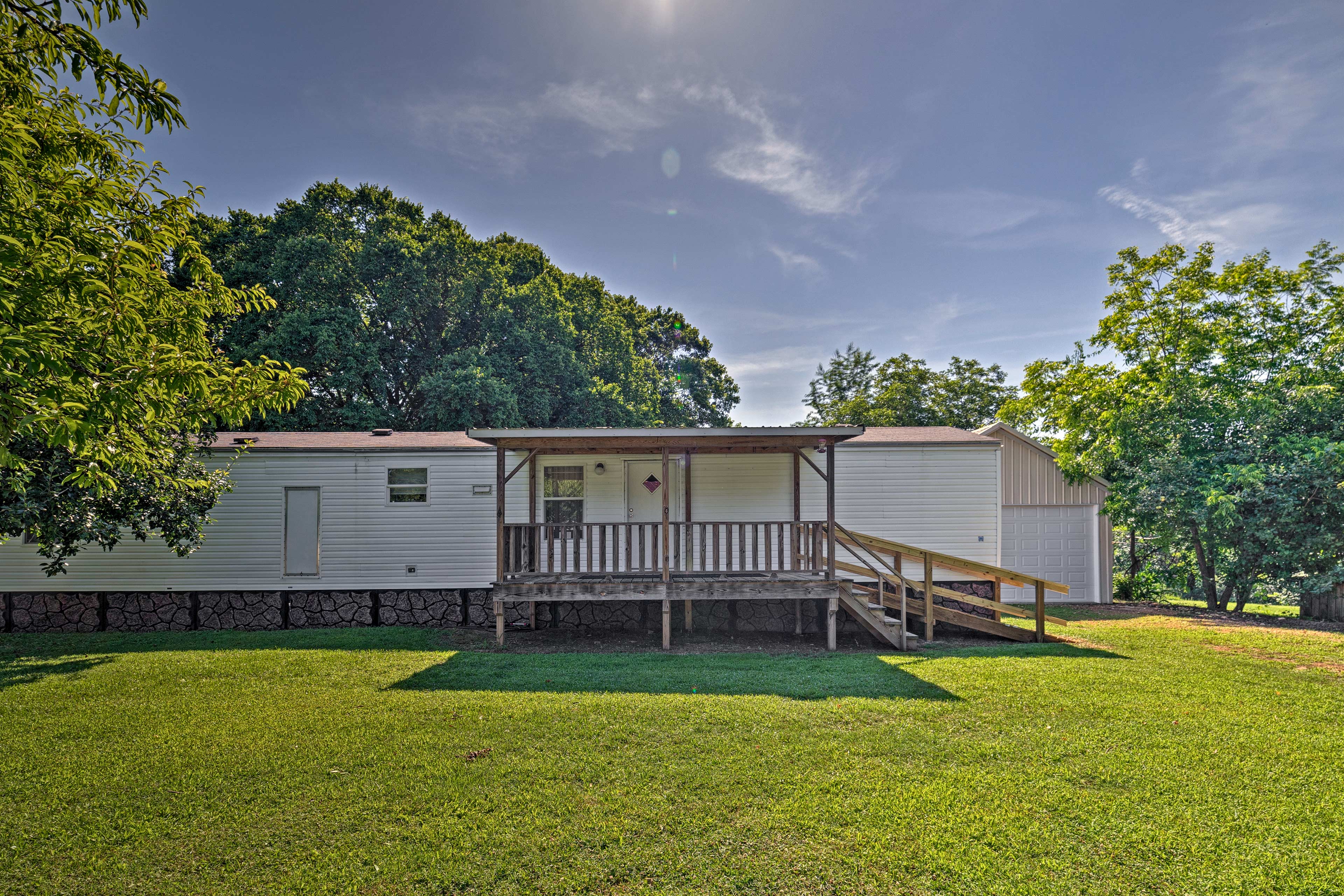 Property Image 2 - Waterloo Home with Fire Pit - 1/2 Mi to Boat Ramp!