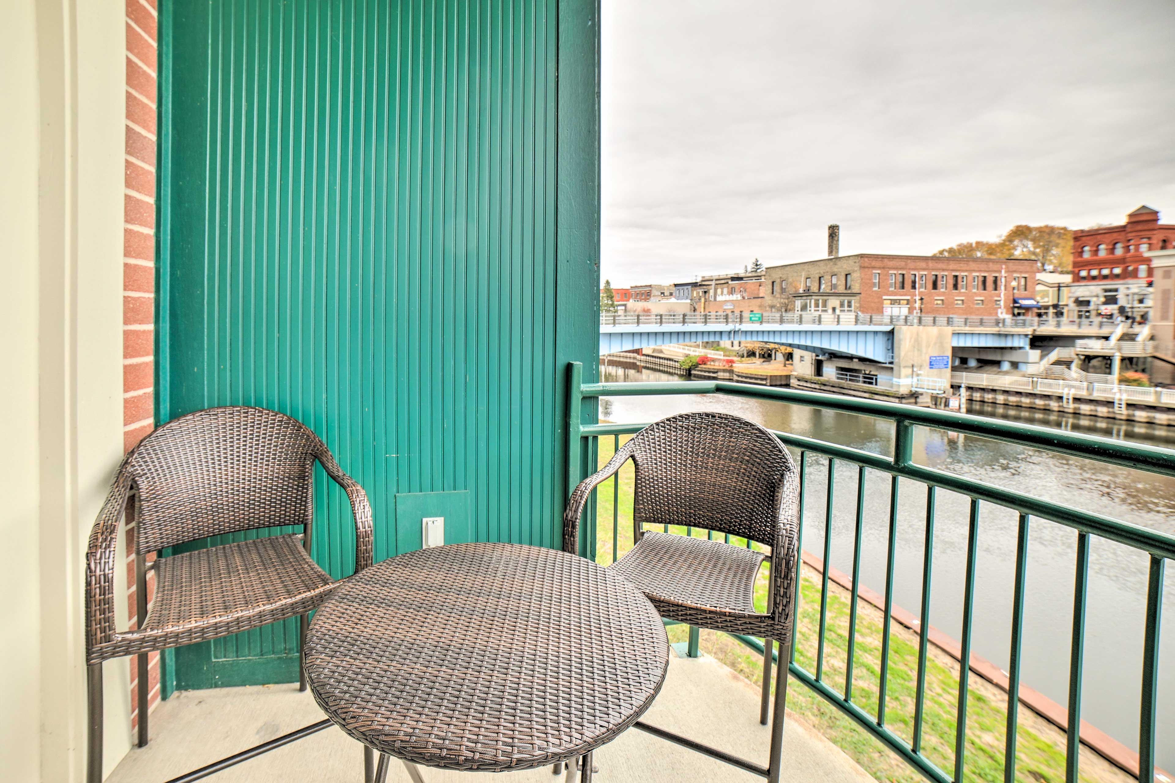 Property Image 2 - Luxe Manistee Condo w/ Balcony & River Views!