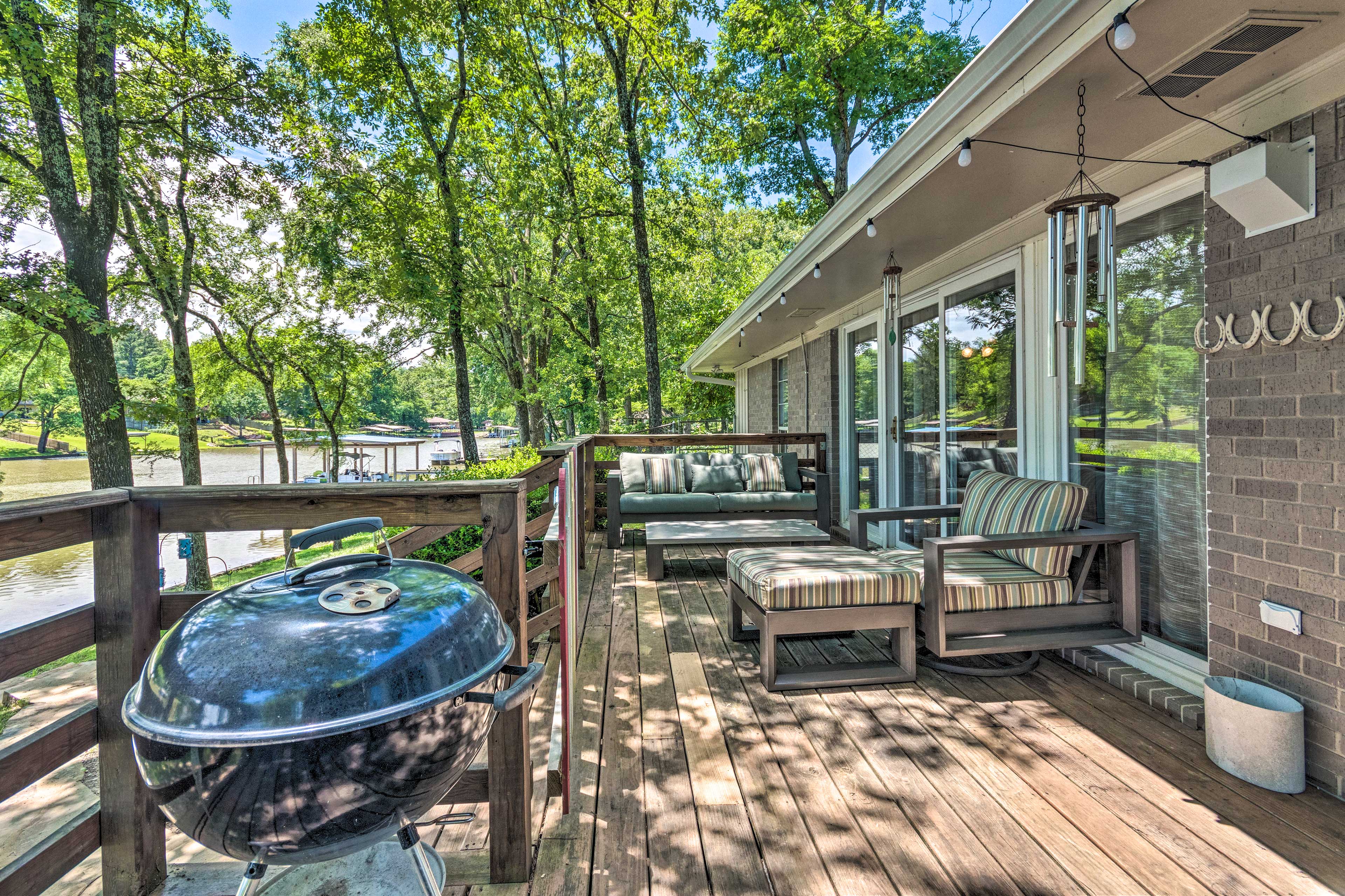 Lakefront Hot Springs Home w/ Updated Deck & Dock!