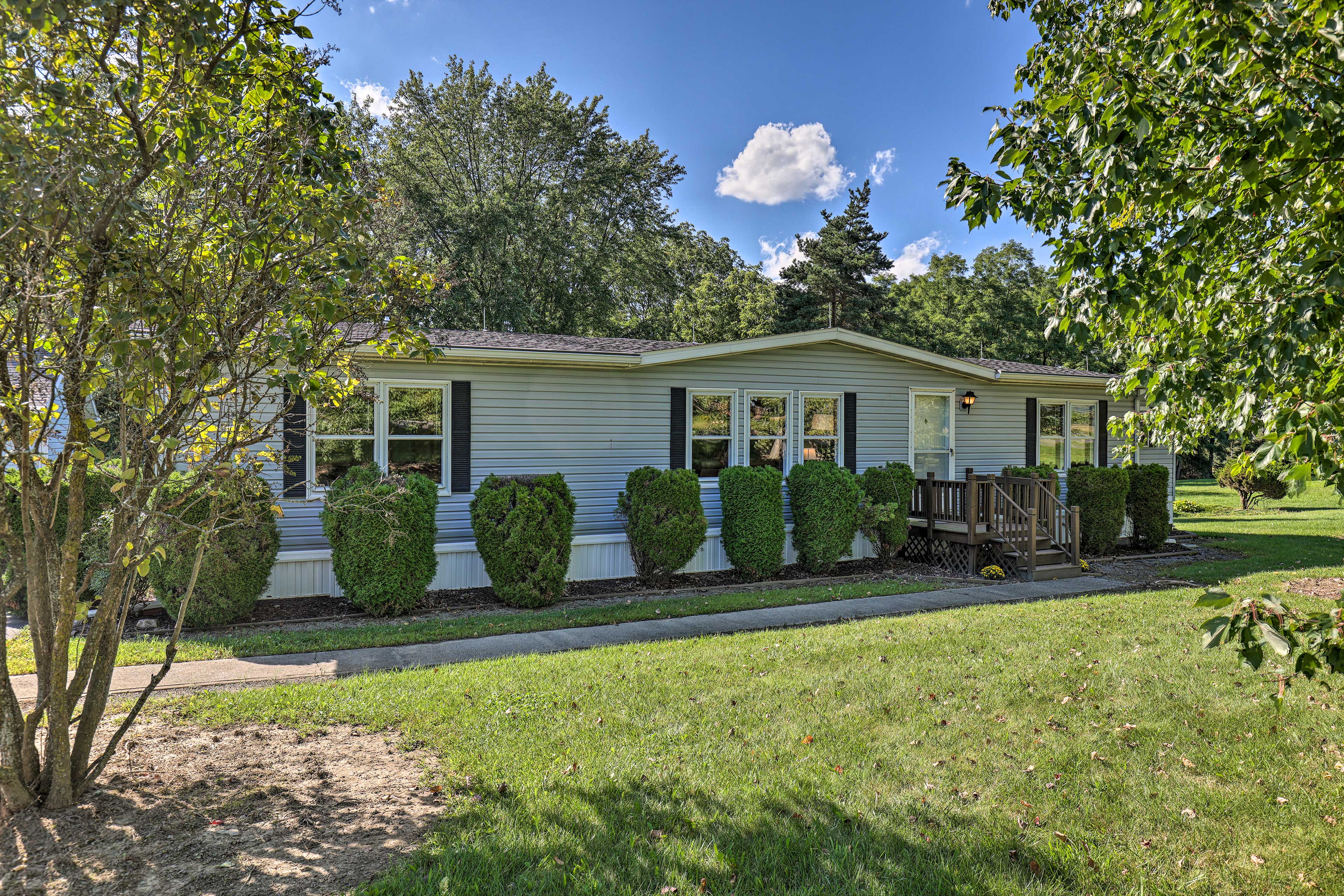 Property Image 1 - Charming Burdett Home with Grill, Gazebo + Yard