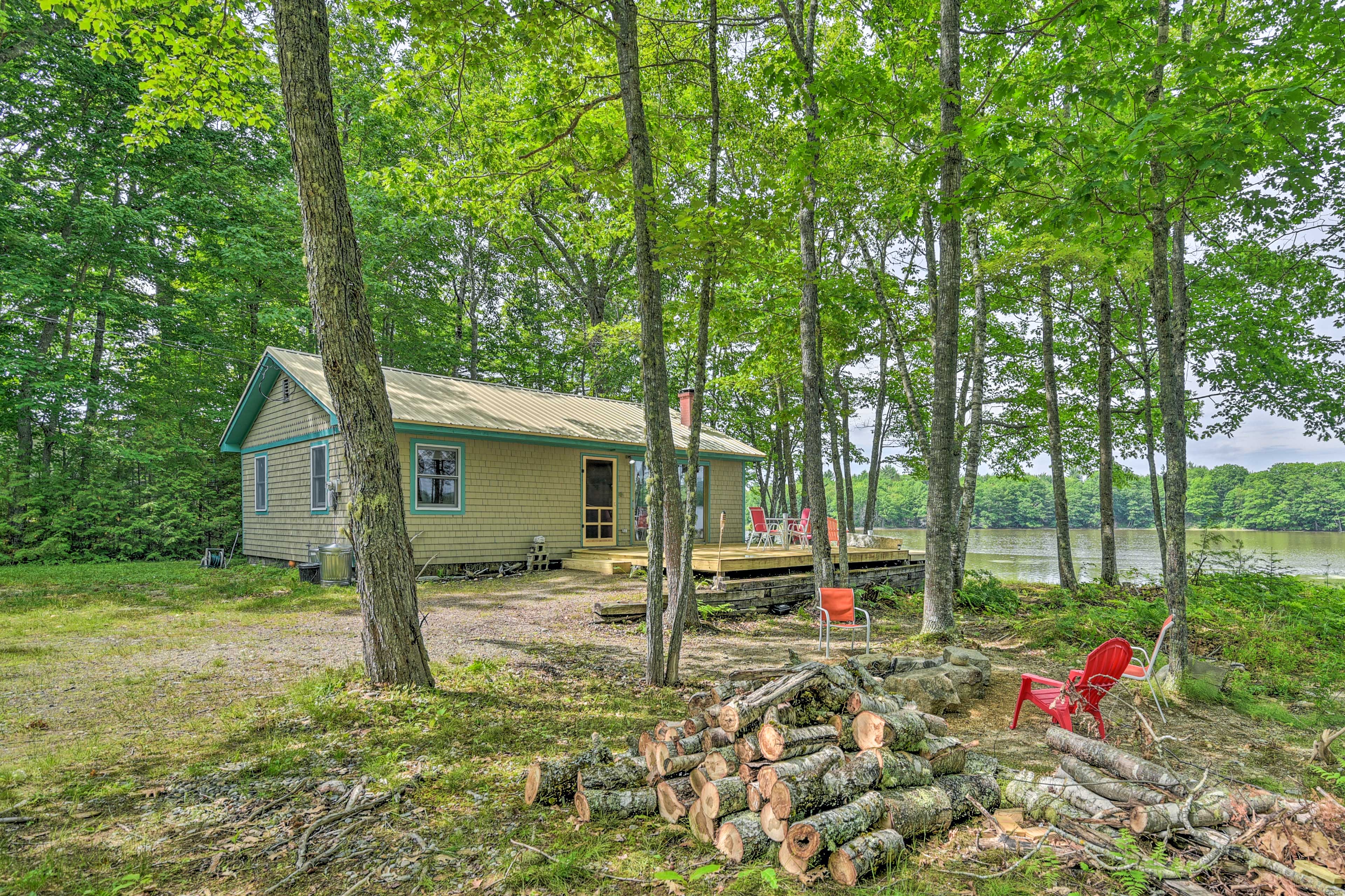 Property Image 2 - Cute Waterfront Cabin in Coastal Maine!