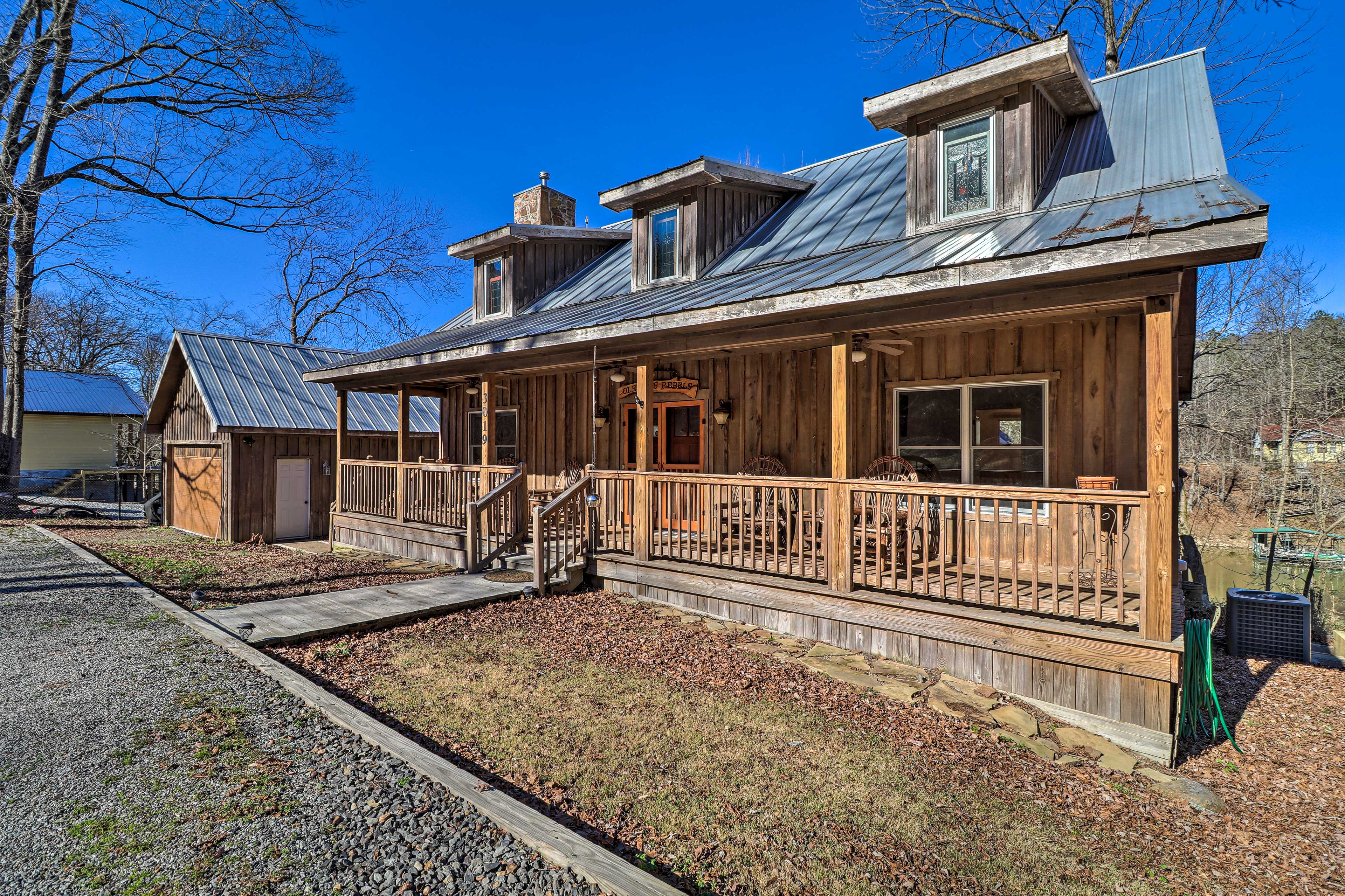 Property Image 1 - Riverfront Heber Springs Home: Spacious Deck!