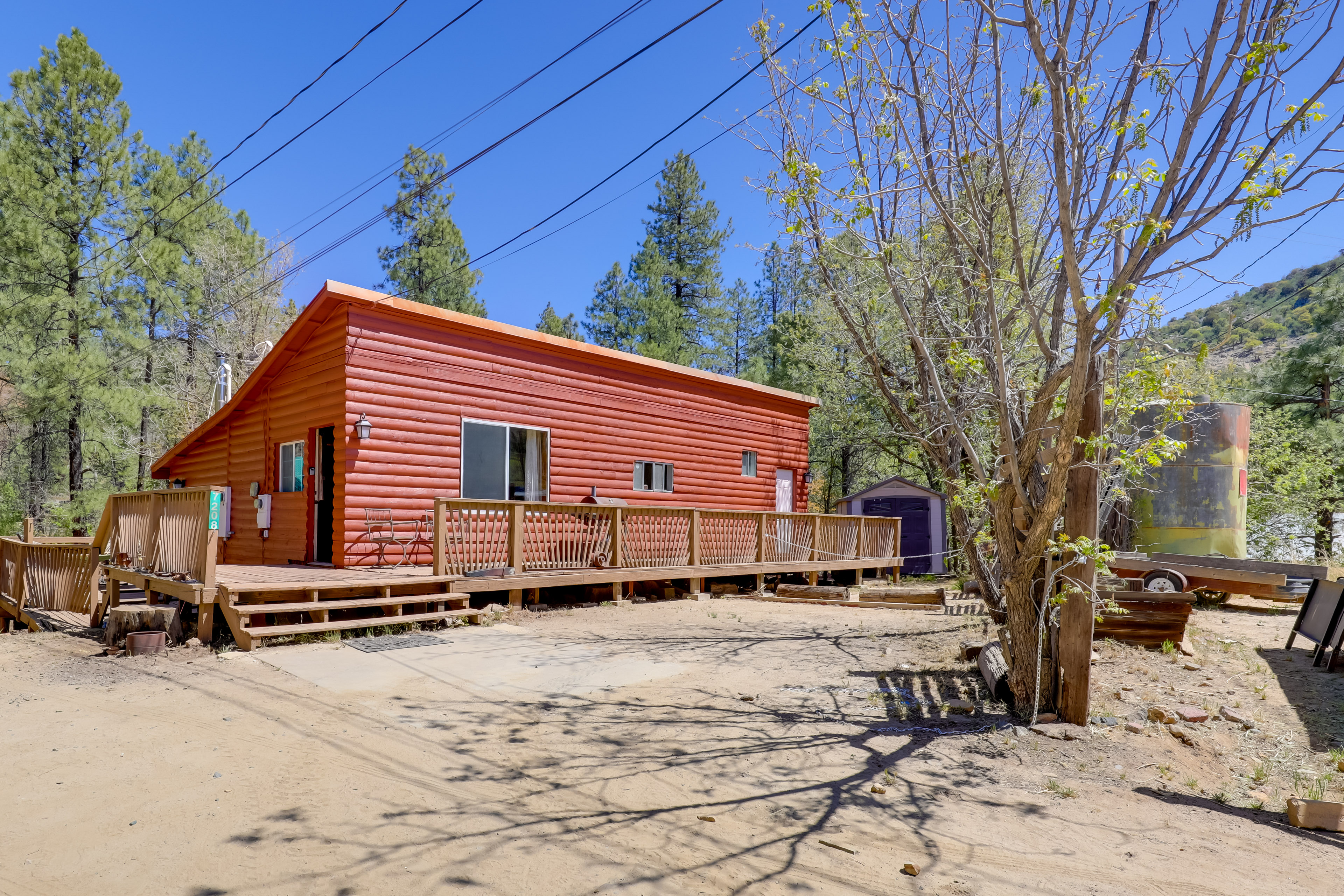 < 5 Mi to Ghost Town: Mtn-View Crown King Retreat