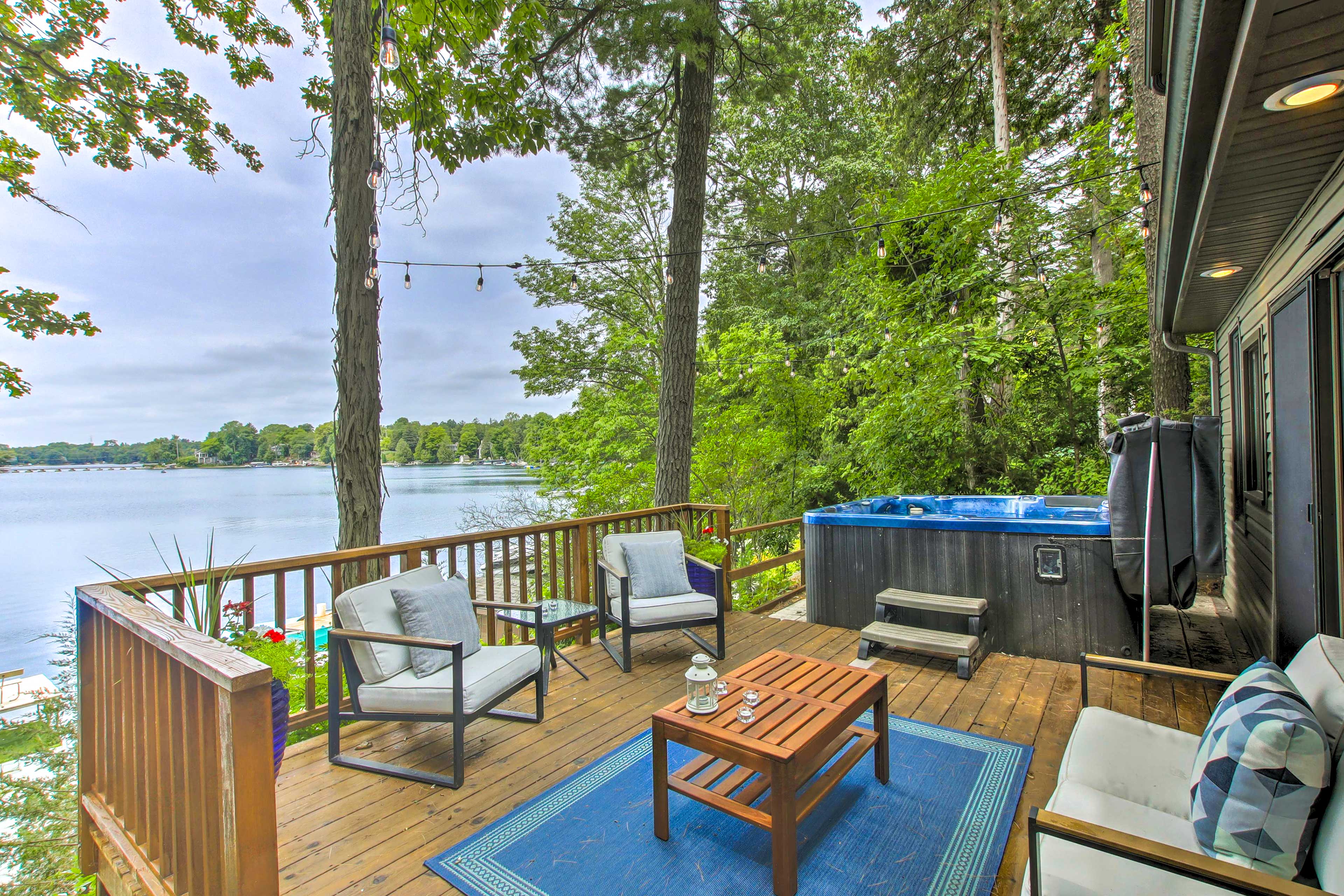 Property Image 1 - Lakefront Plymouth Cottage w/ Private Hot Tub