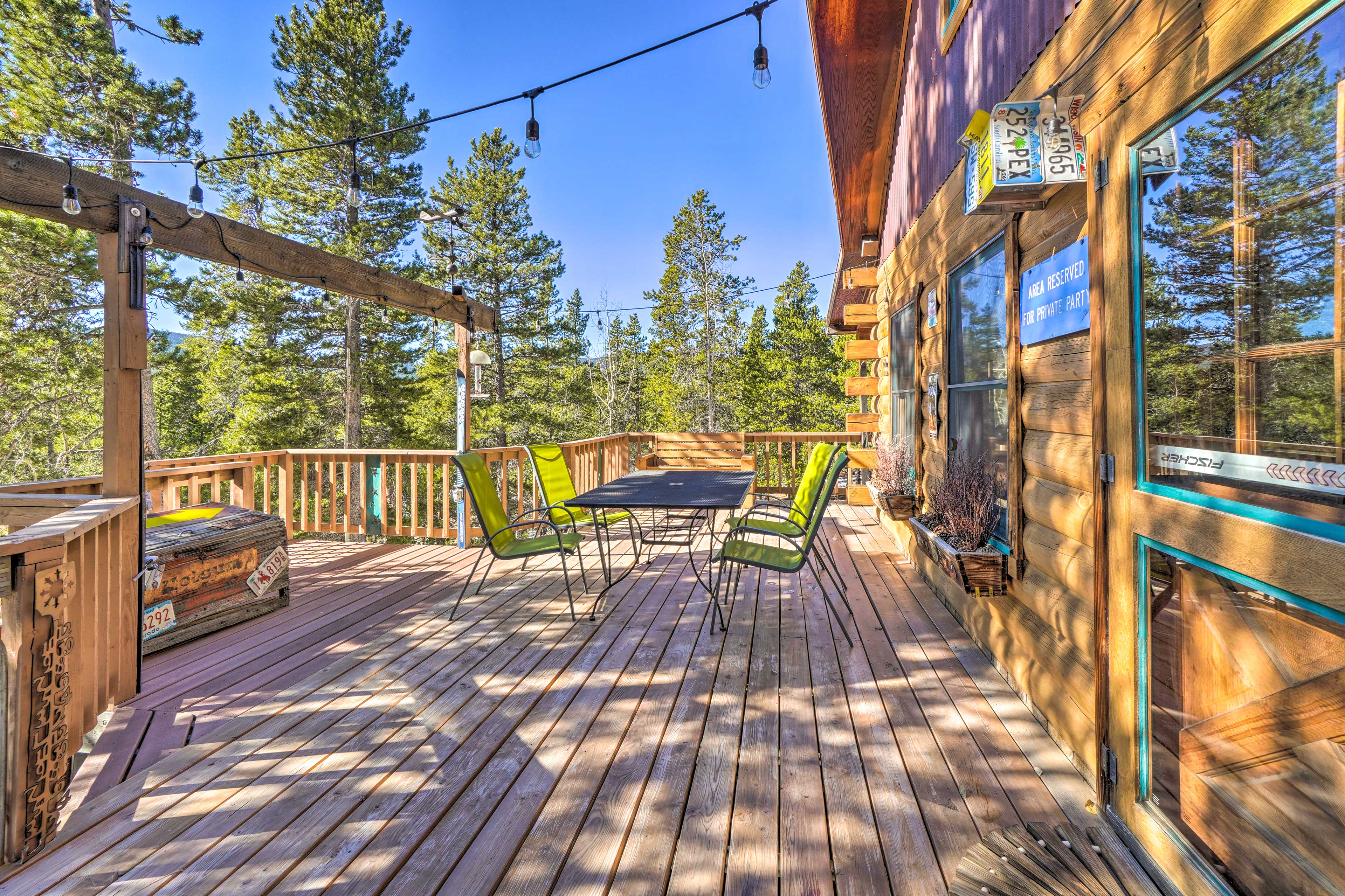 Property Image 2 - Secluded Black Hawk Log Cabin w/ Fire Pit!