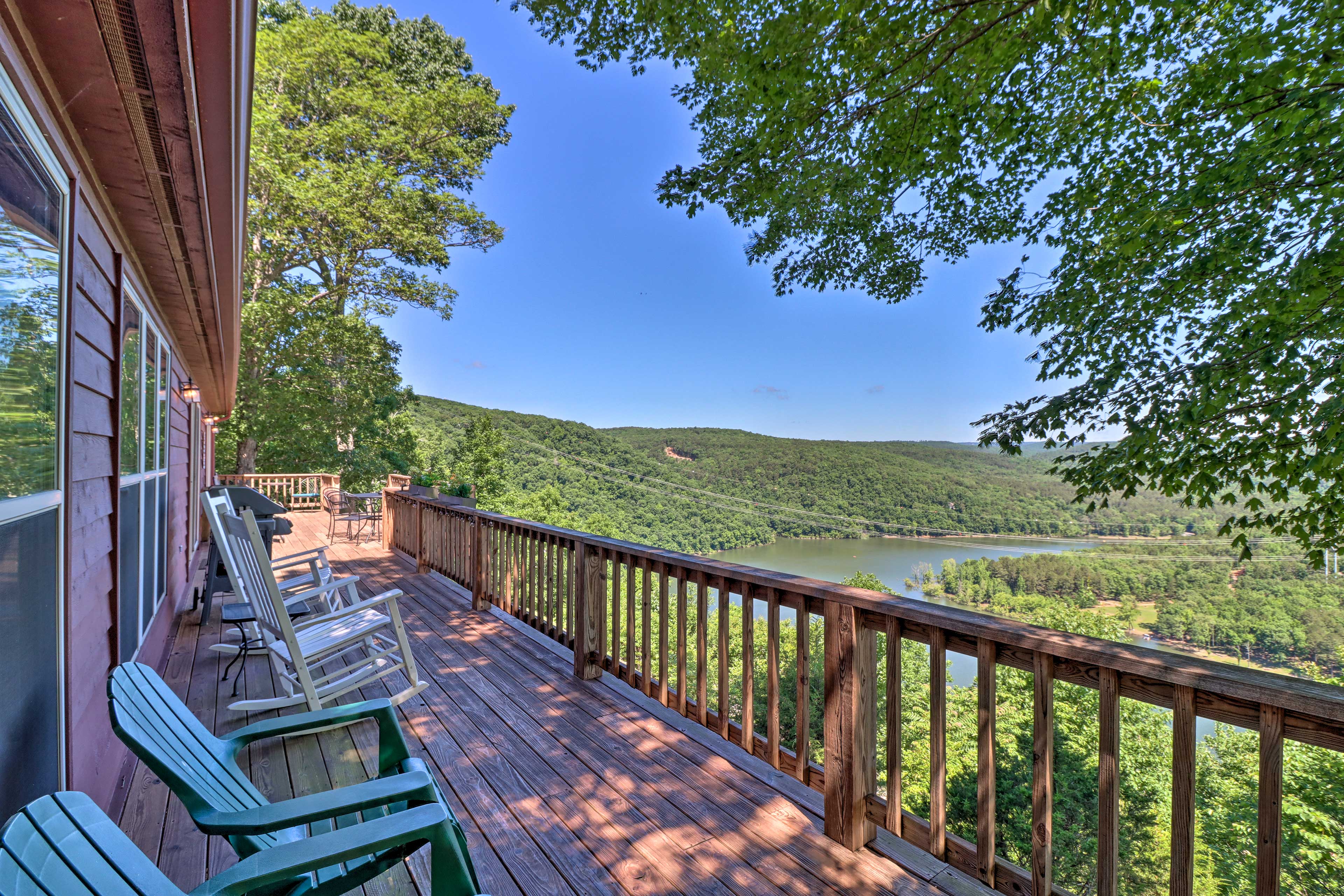 Property Image 2 - Rustic Lake-View Home Near Greers Ferry Lake