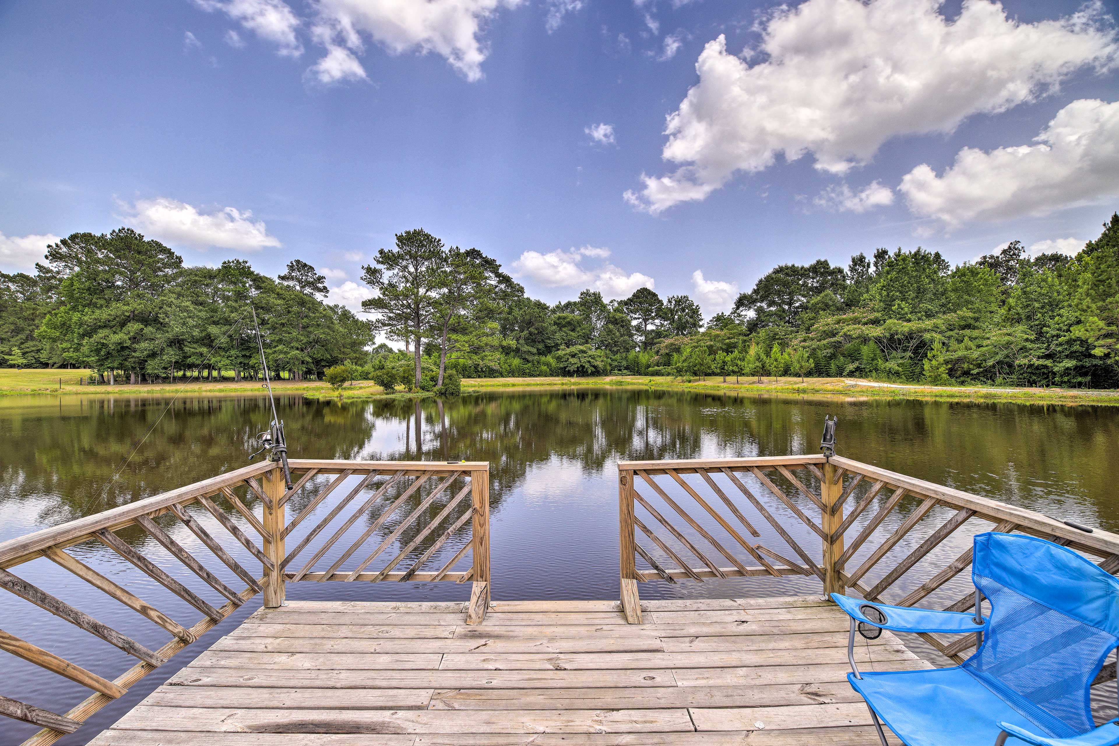 Property Image 1 - Stylish Woodville Cabin: Fishing Dock Access!