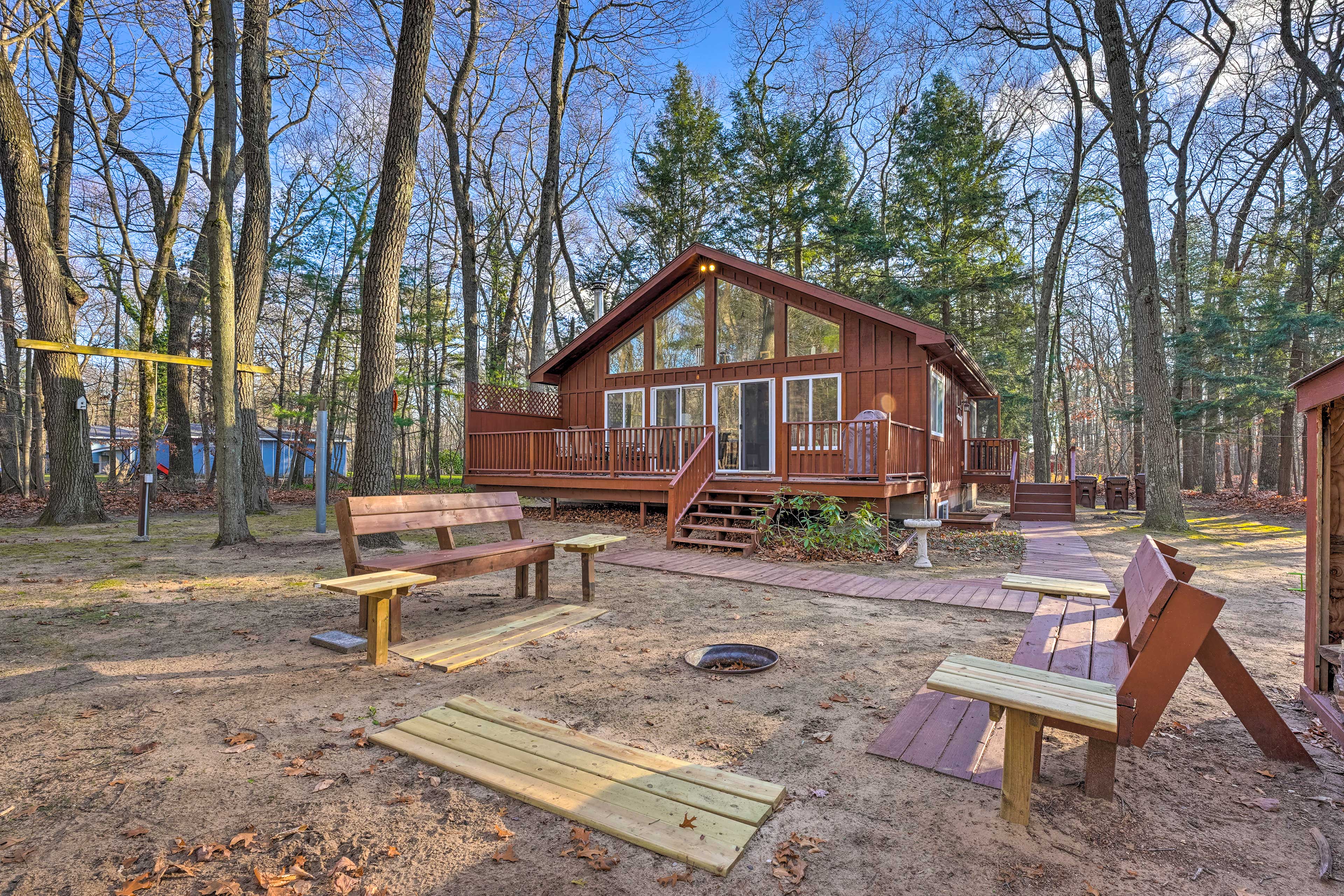 Property Image 1 - Cozy Angler’s Hideaway ~ Half Mi to Lake Michigan!