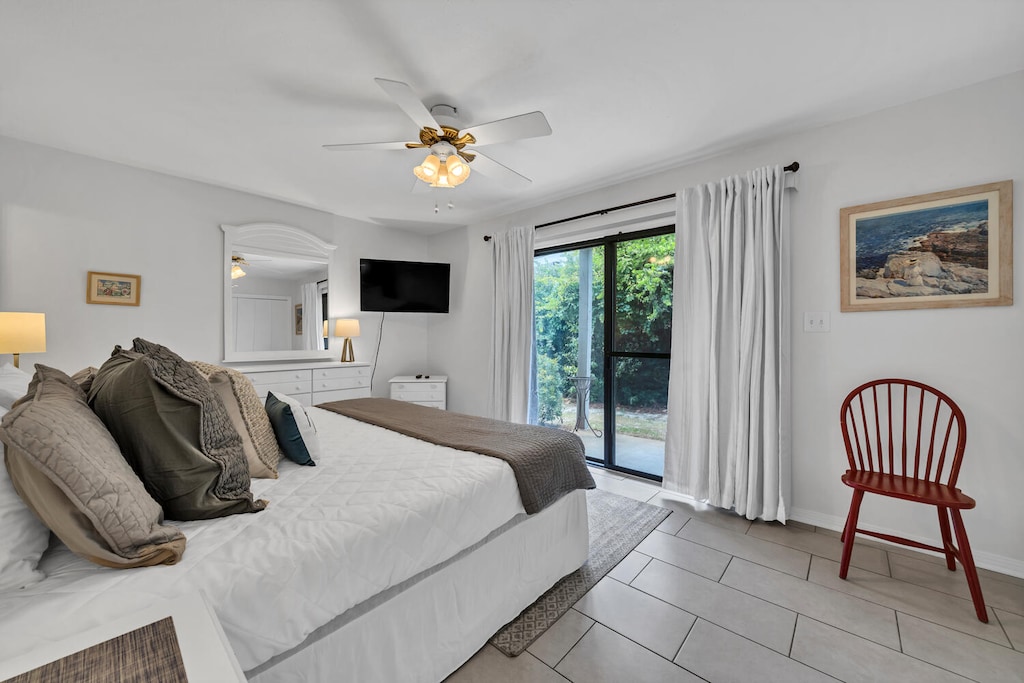 Master bedroom suite