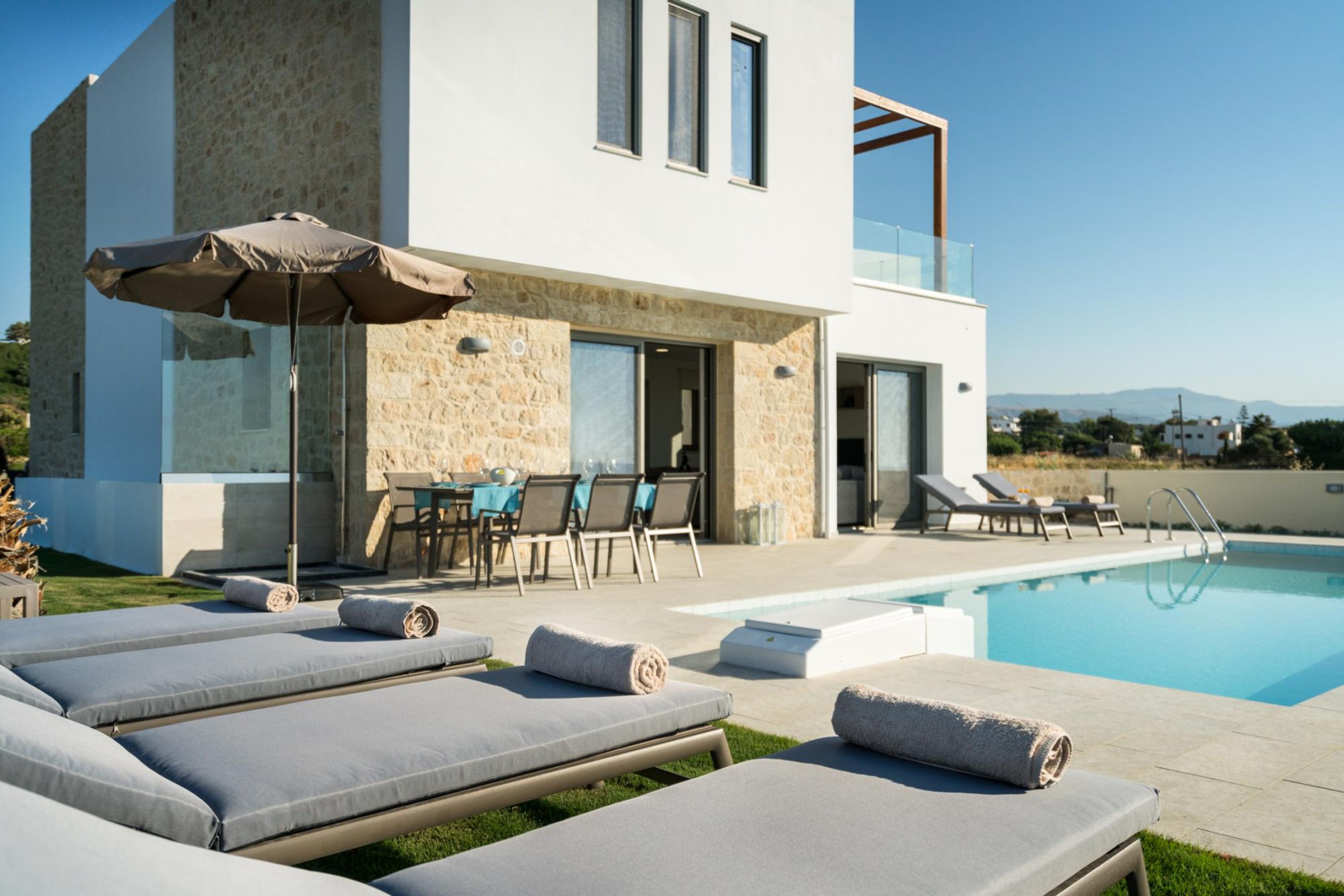 Property Image 2 - All-New Modern Design Villa Aigli  30m to Beach