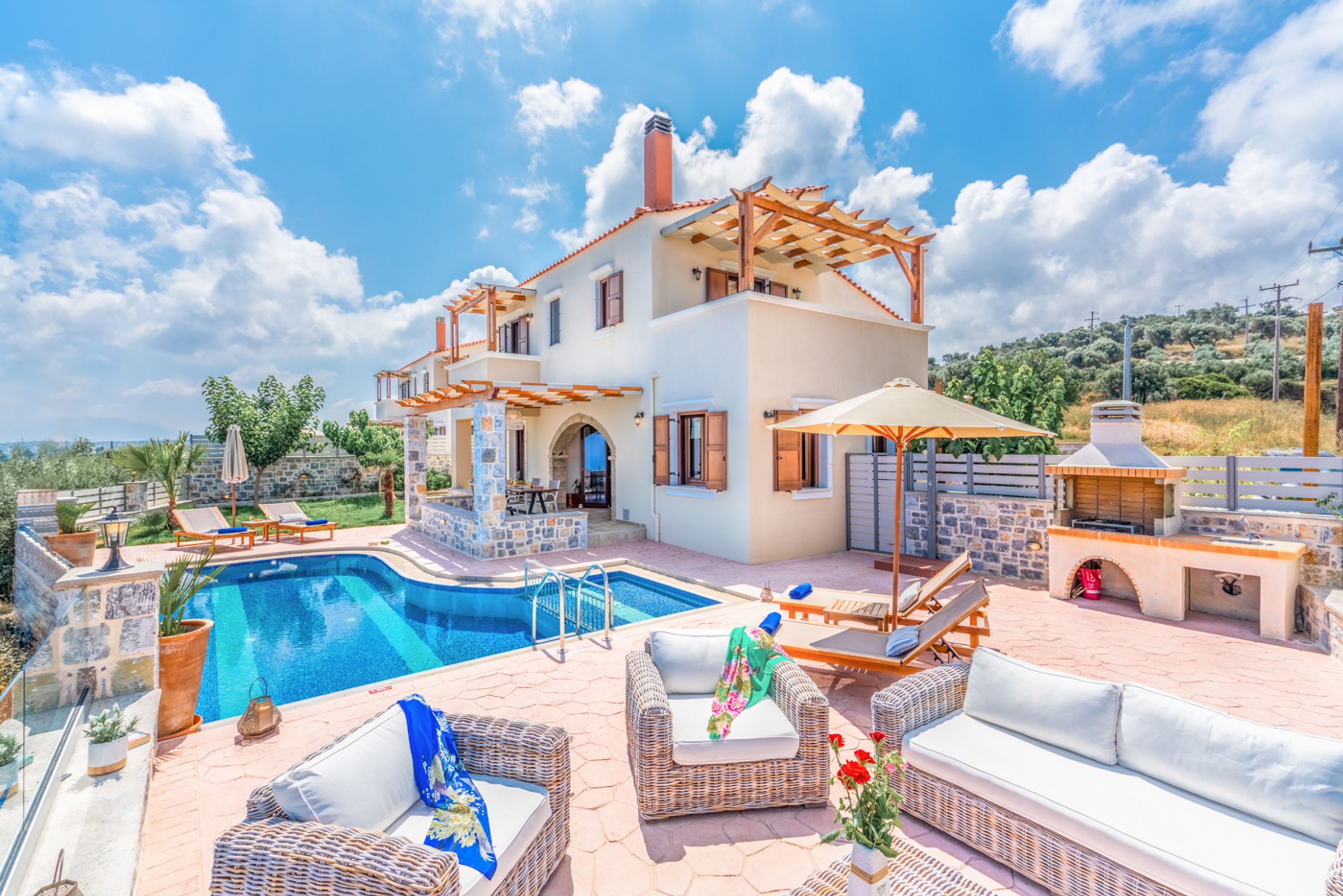 Property Image 1 - Family Kantifes villa w private pool   sea view