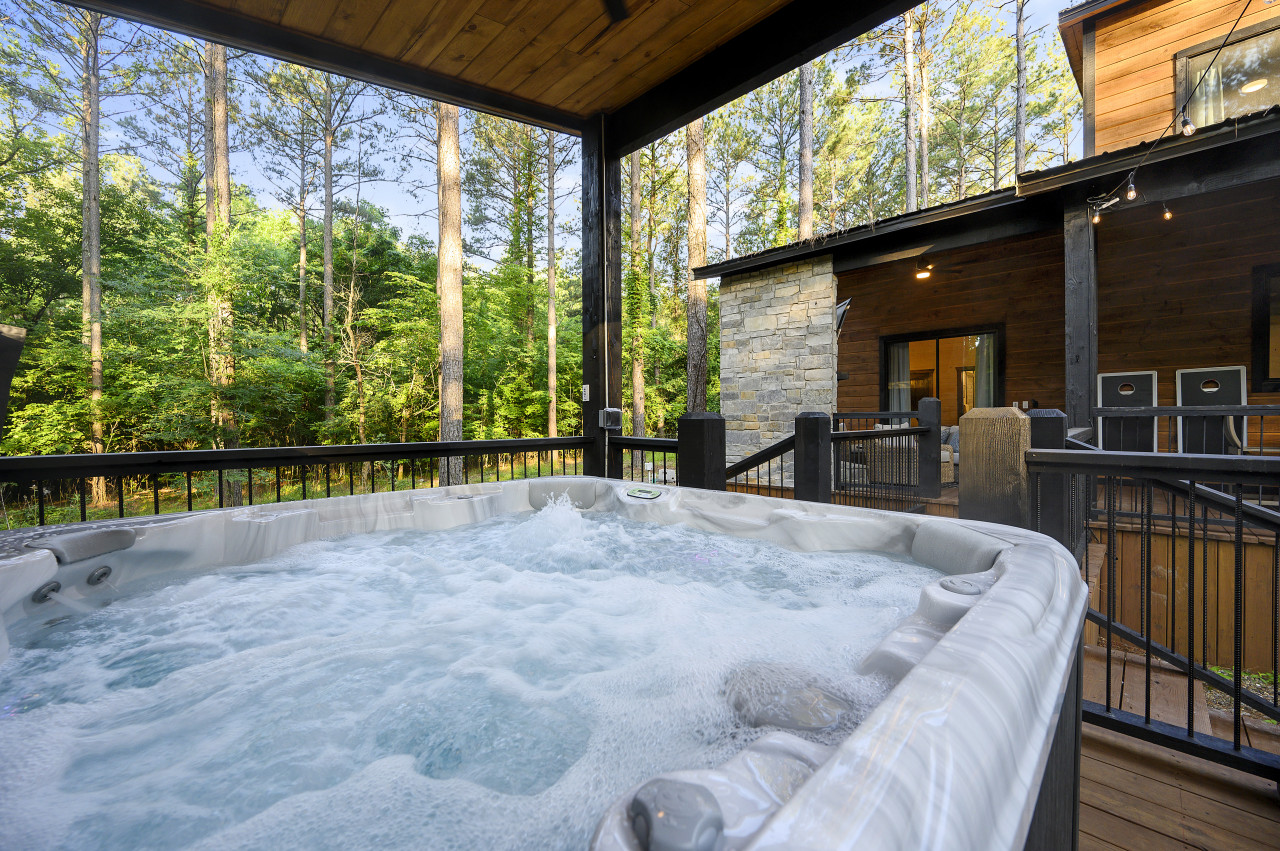 Property Image 2 - Wilson in the Woods - Stunning New Cabin w/ Games, Hot Tub and More