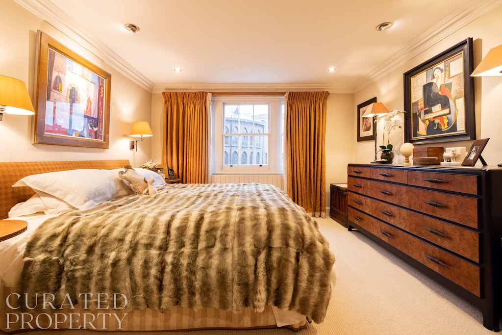 Inverness Terrace well-appointed bedroom with a view