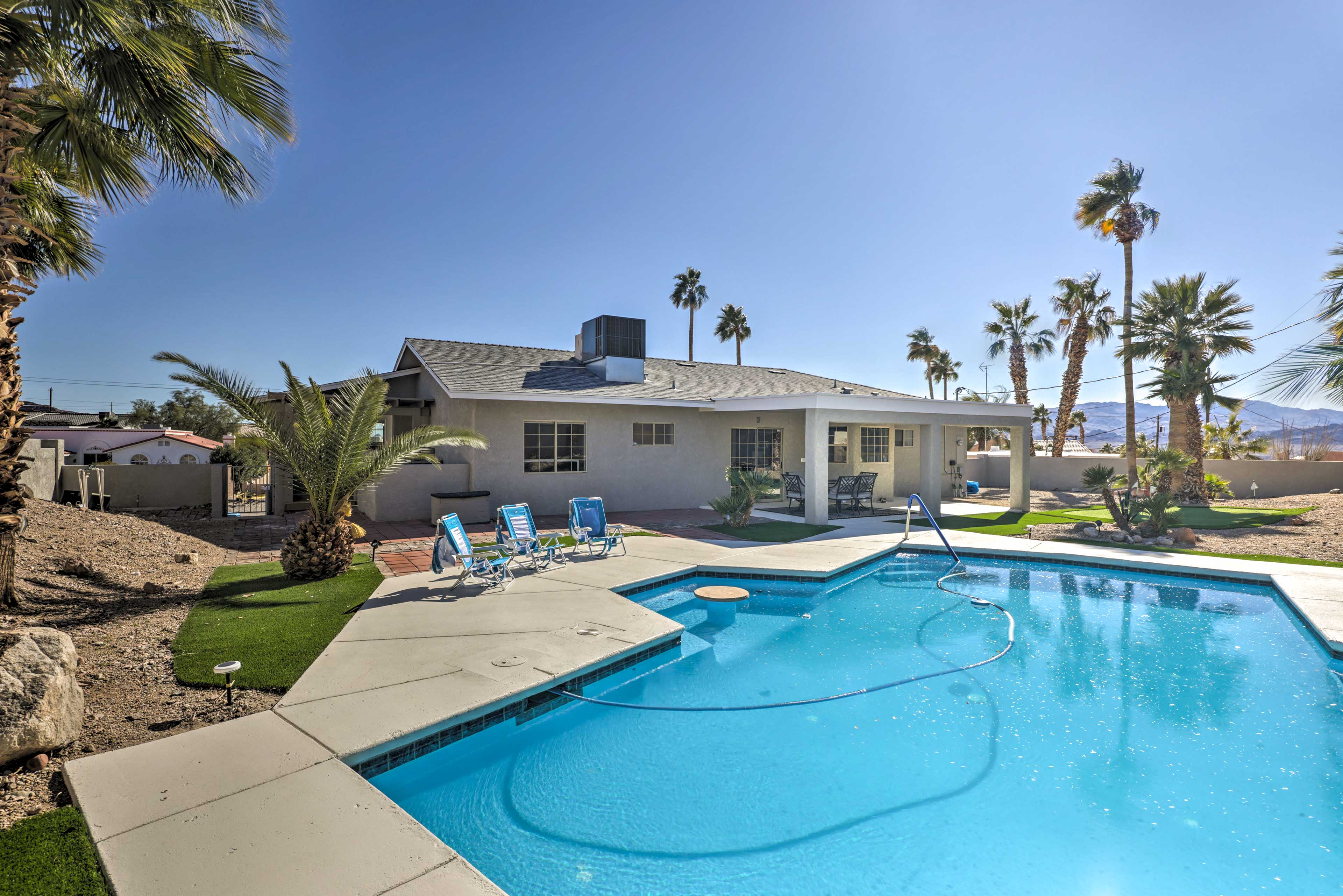 Property Image 1 - Lake Havasu Home w/ Heated Pool & Putting Green