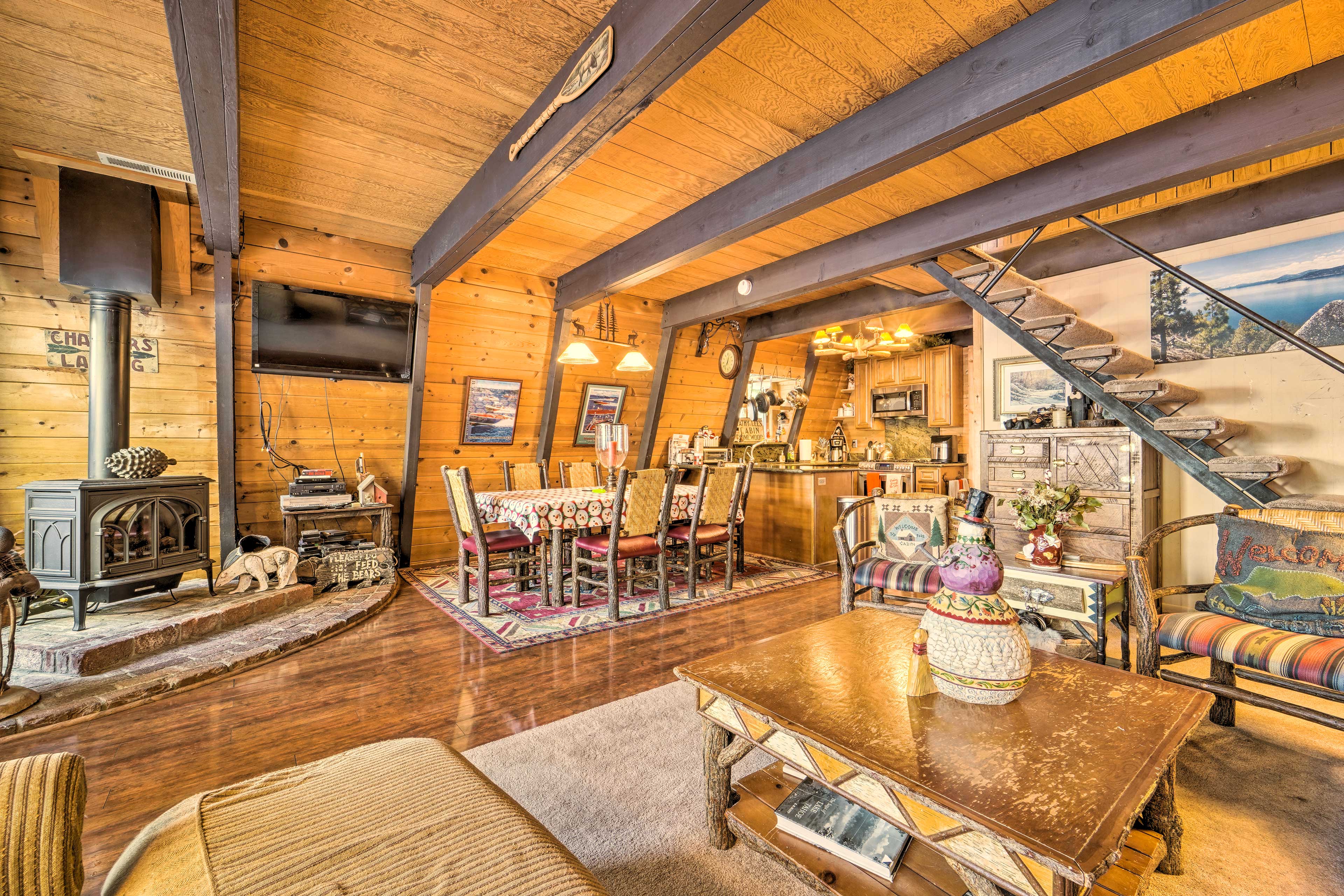 Property Image 1 - Lake Tahoe Mountain Cabin: Private Beach Access!