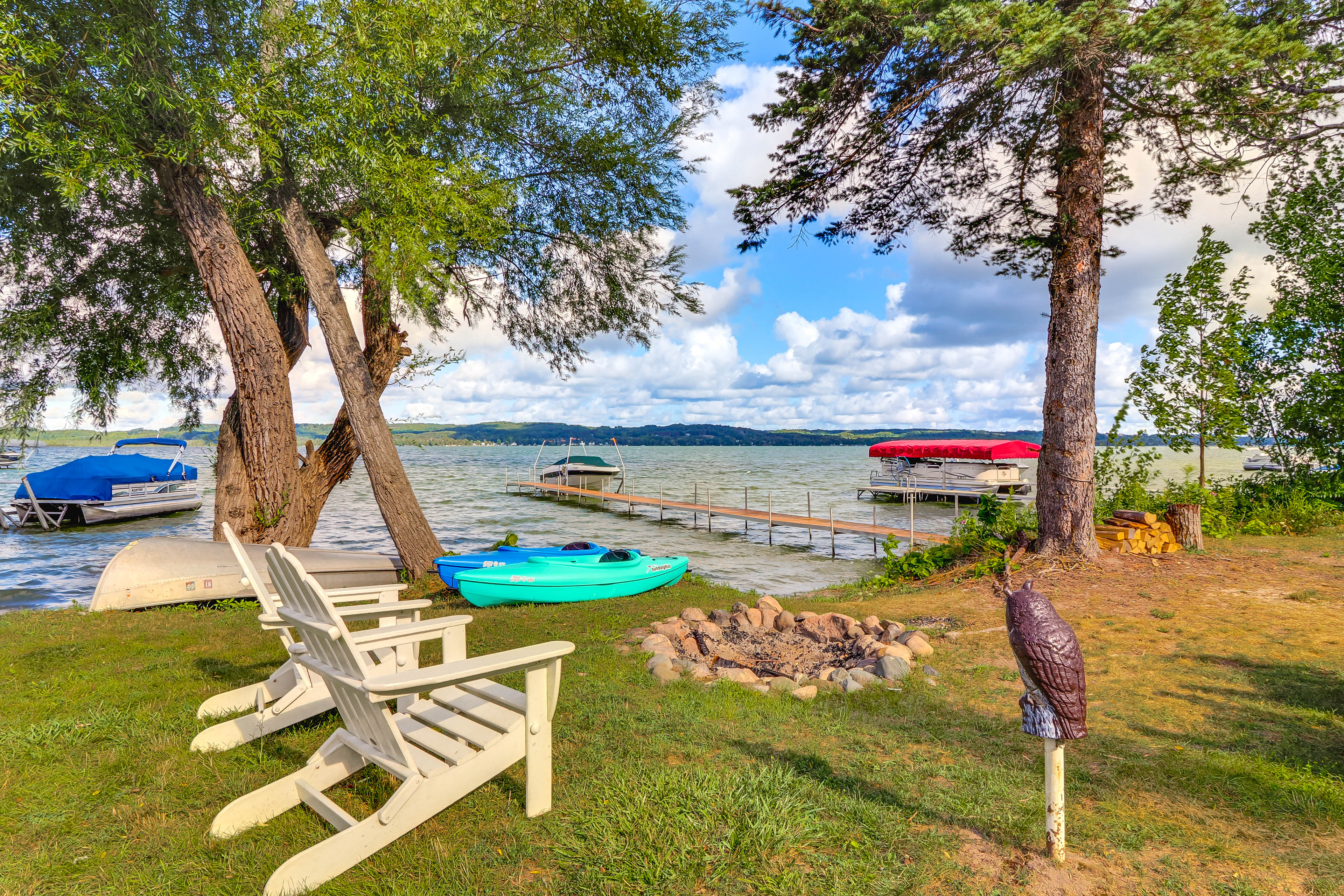 Property Image 1 - Spacious Lake Leelanau Cottage w/ Fire Pit!