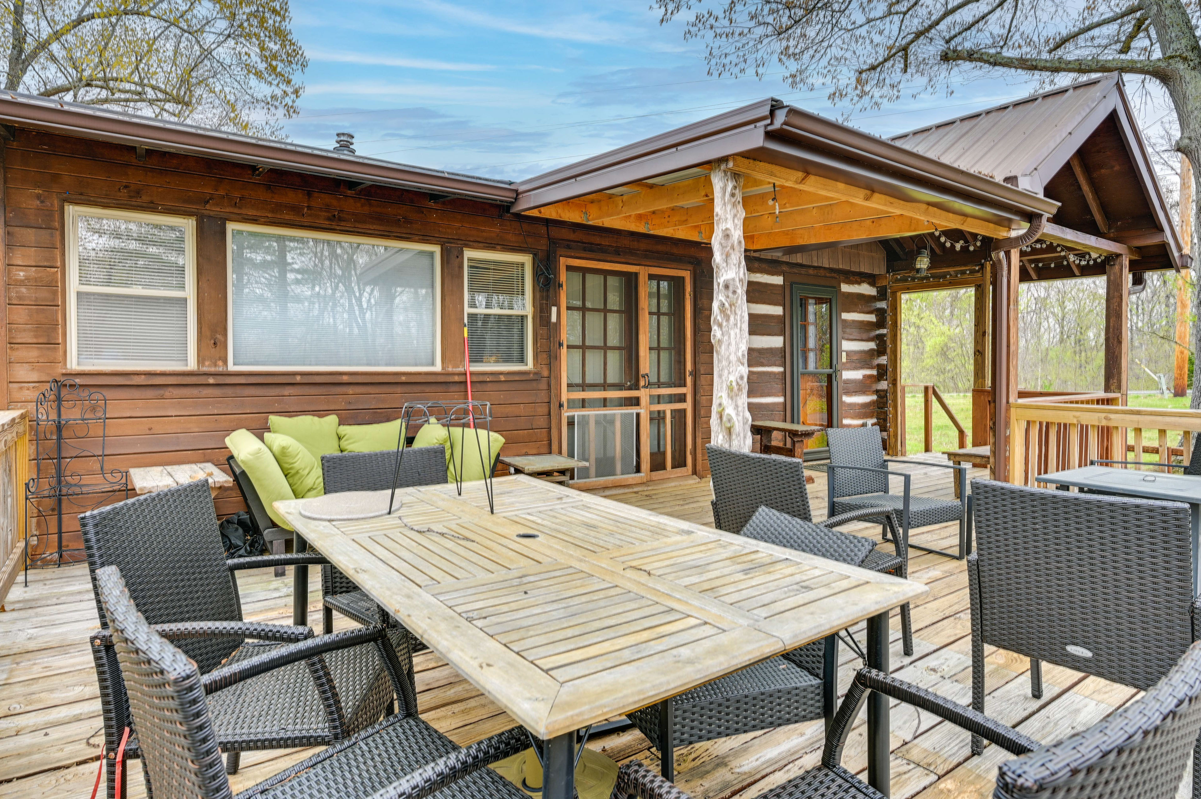 Property Image 2 - Country Escape: Log Cabin Near Kentucky Lake!