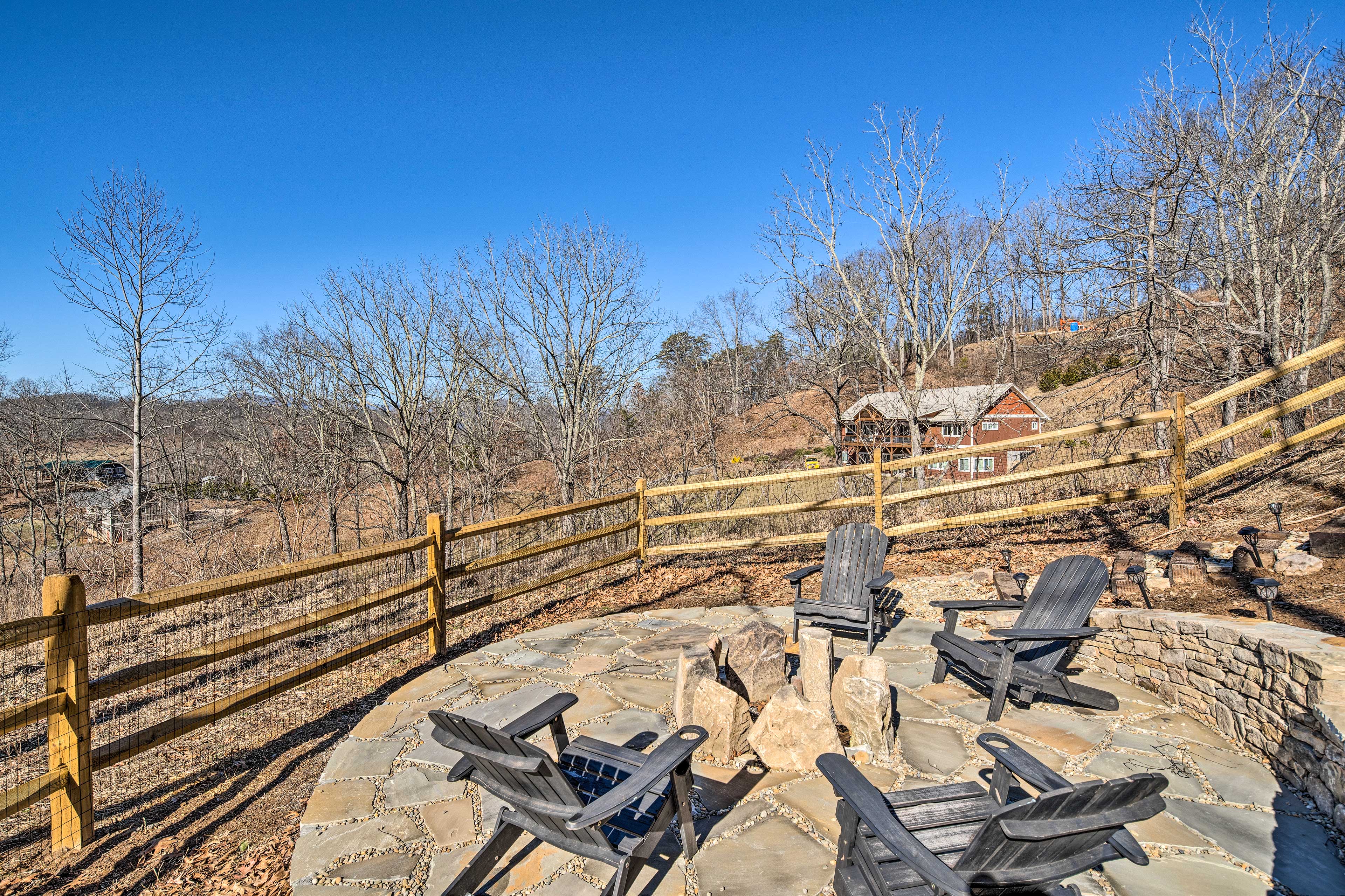 Property Image 2 - Waynesville House: Fire Pit + Mountain Views!