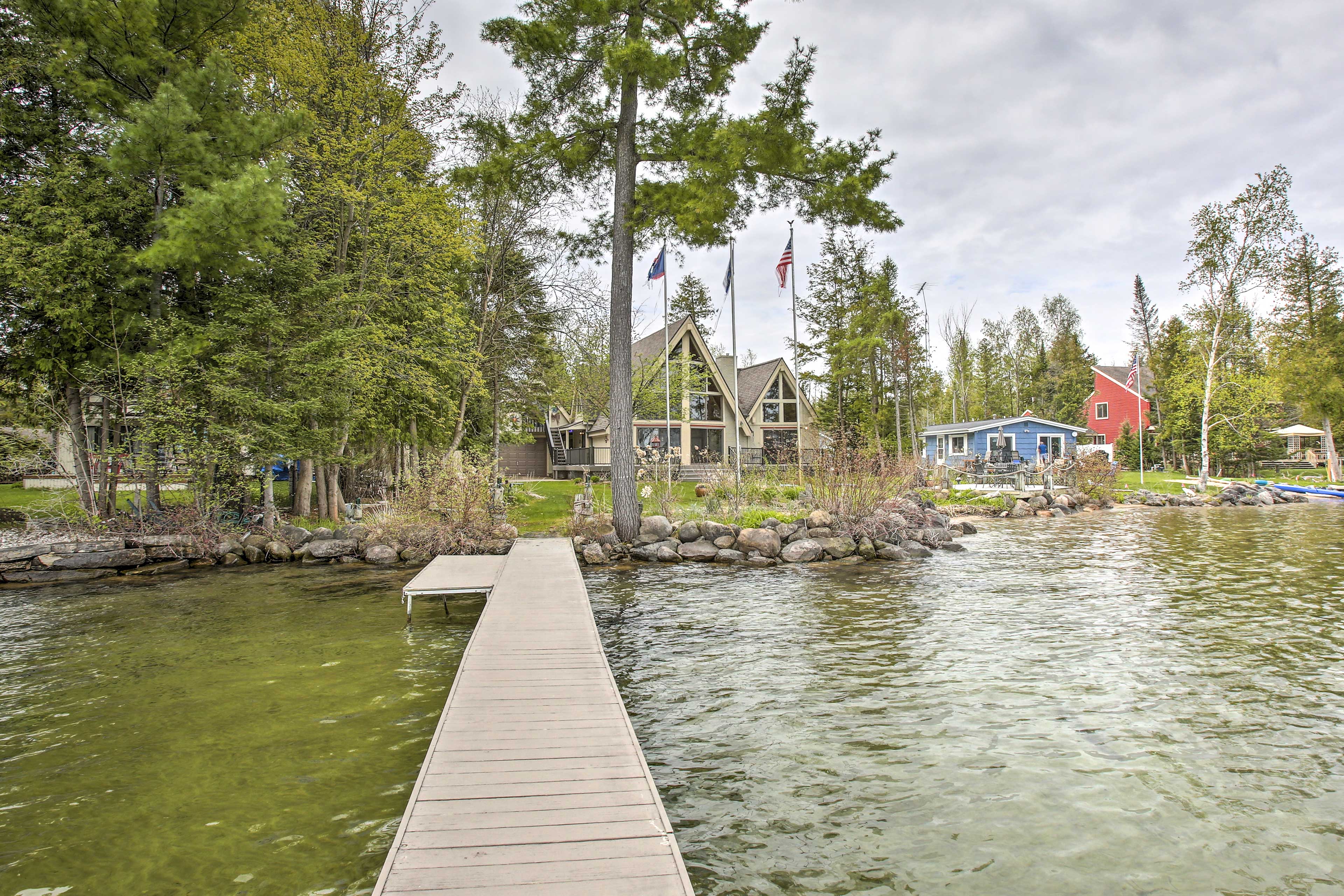 Property Image 1 - Dreamy Lake Skegemog Retreat: Boat, Ski & Sip!