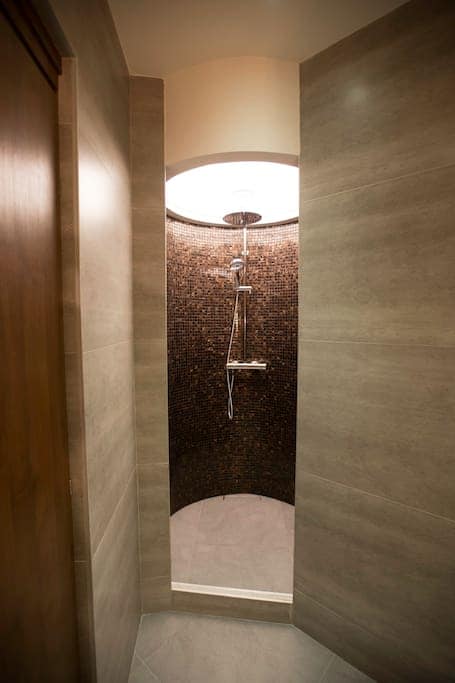 Step into this shower and relax a bit.