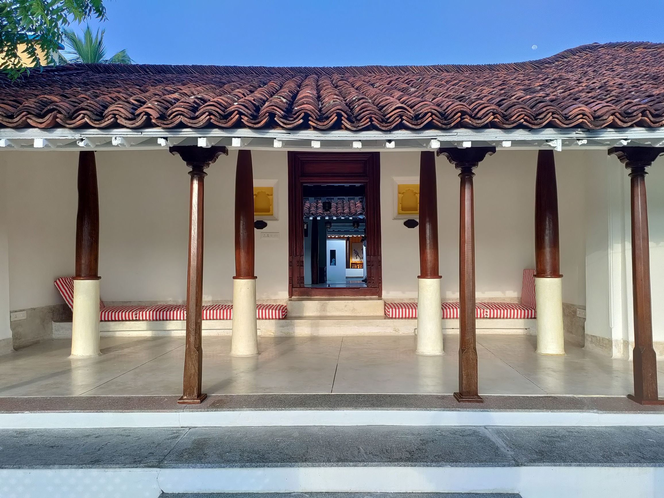 Front façade and entrance of Mangala