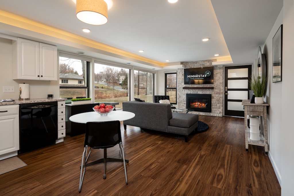 Relax and unwind in this modern open floor plan