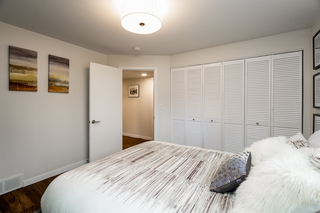 Rest peacefully in your serene bedroom with ample closet space and thoughtful touches throughout.