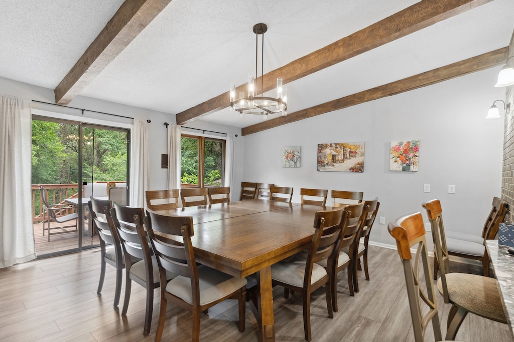 Dining table seats 12