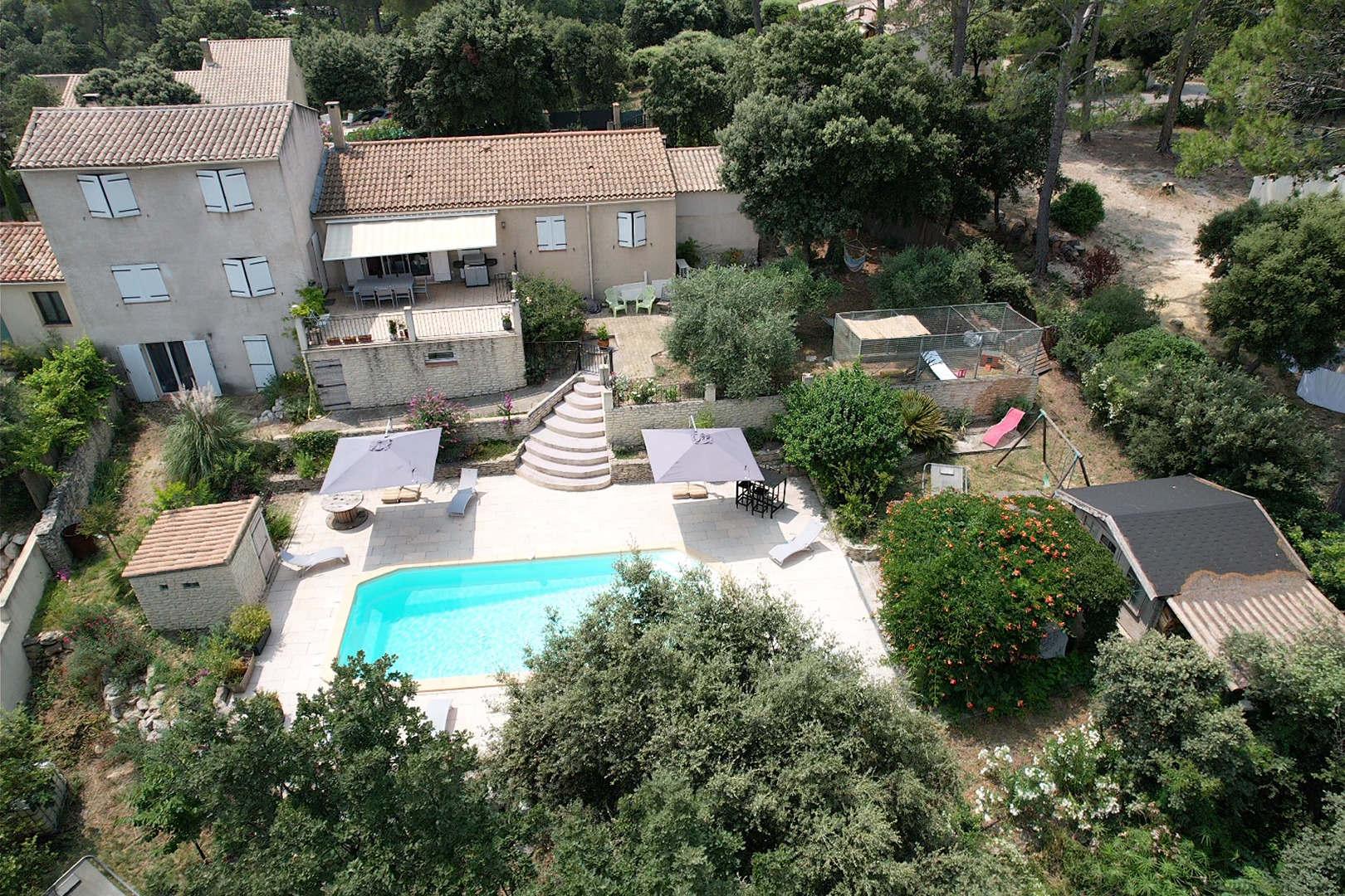 Property Image 1 - villa with pool and beautiful view in the luberon in pujet sur durance - 10
