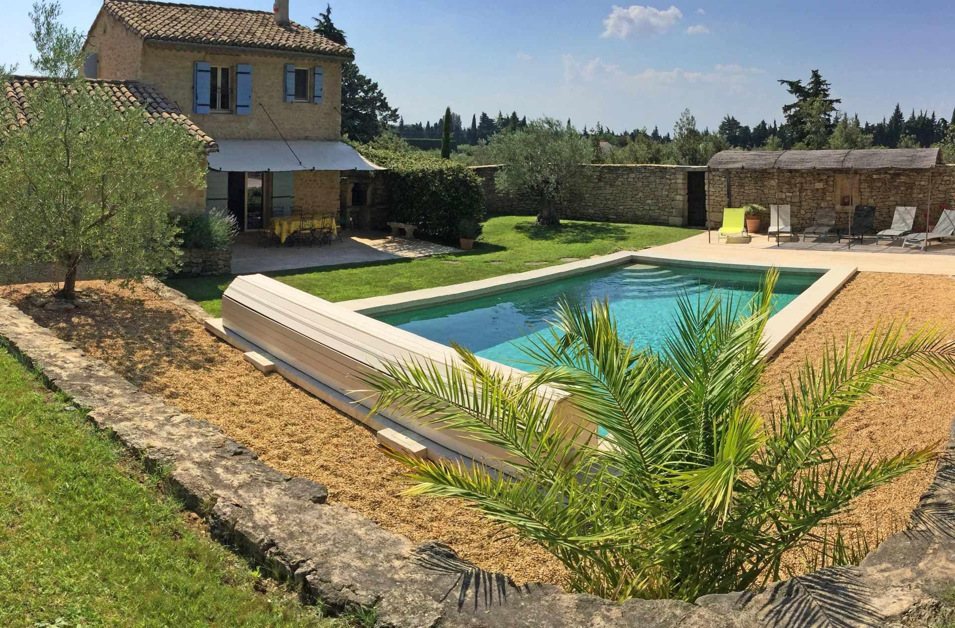 Property Image 1 - typical provencal bastide, built of local stones, in the luberon in cheval-blanc with secured pool and wif